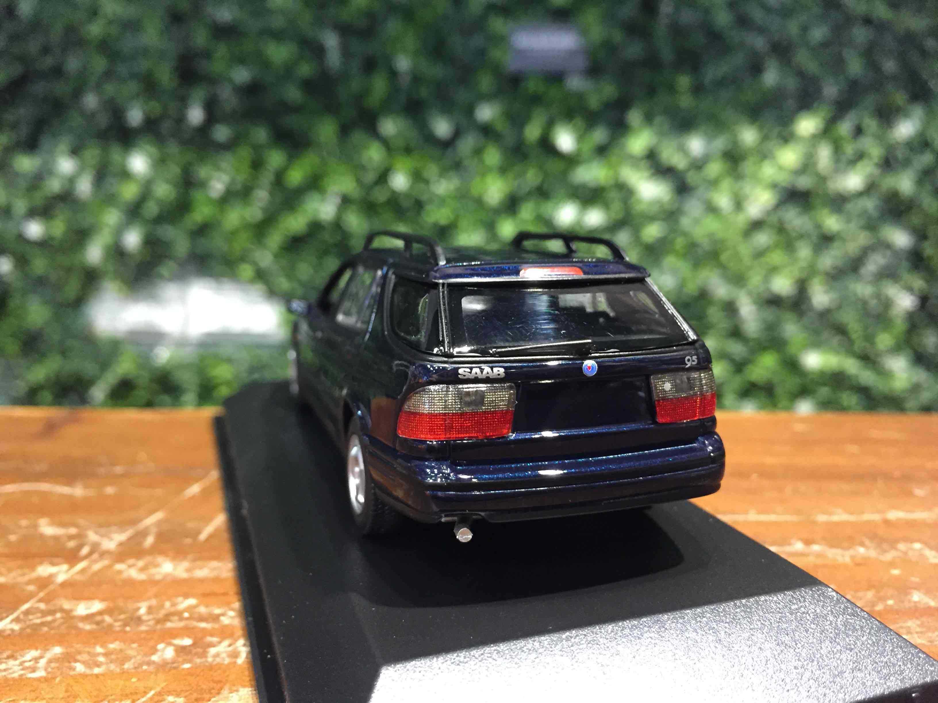 1/43 Minichamps Saab 9-5 Break 1999 Dark Blue 940170810【MGM】