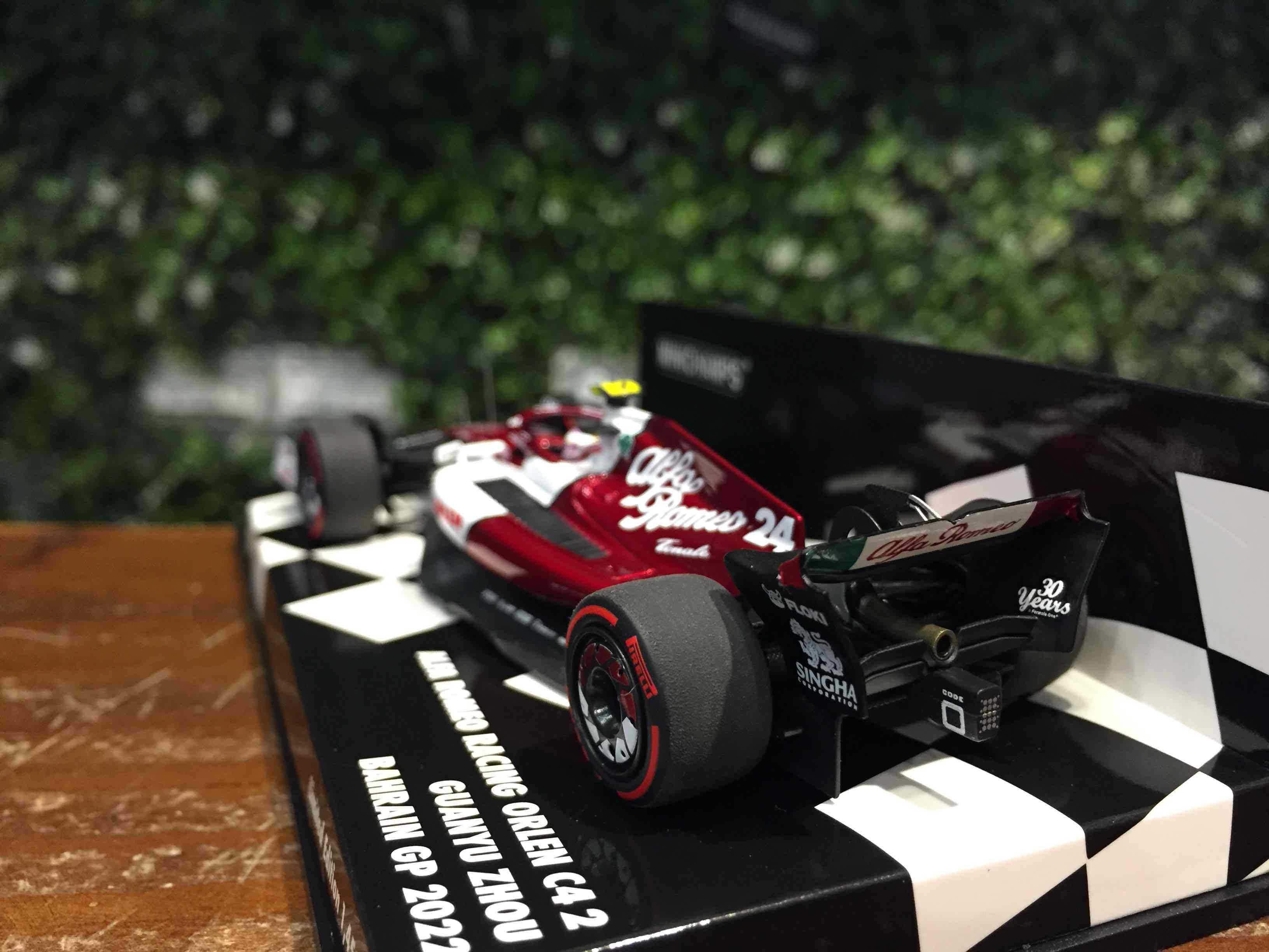 1/43 Minichamps Alfa Romeo C42 Zhou GuanYu 417220124【MGM】