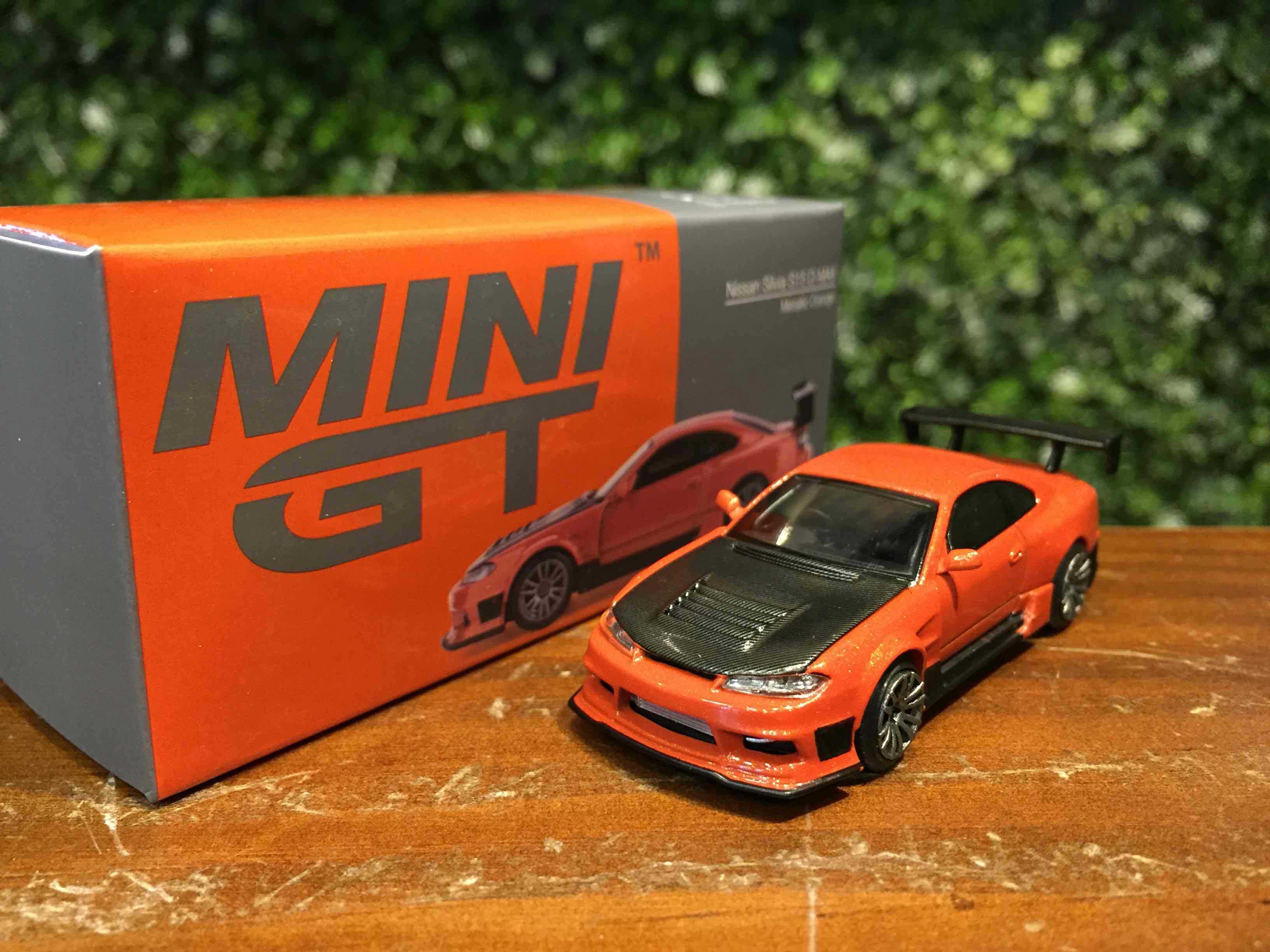 1/64 MiniGT Nissan Silvia (S15) D-Max Orange MGT00581R【MGM】