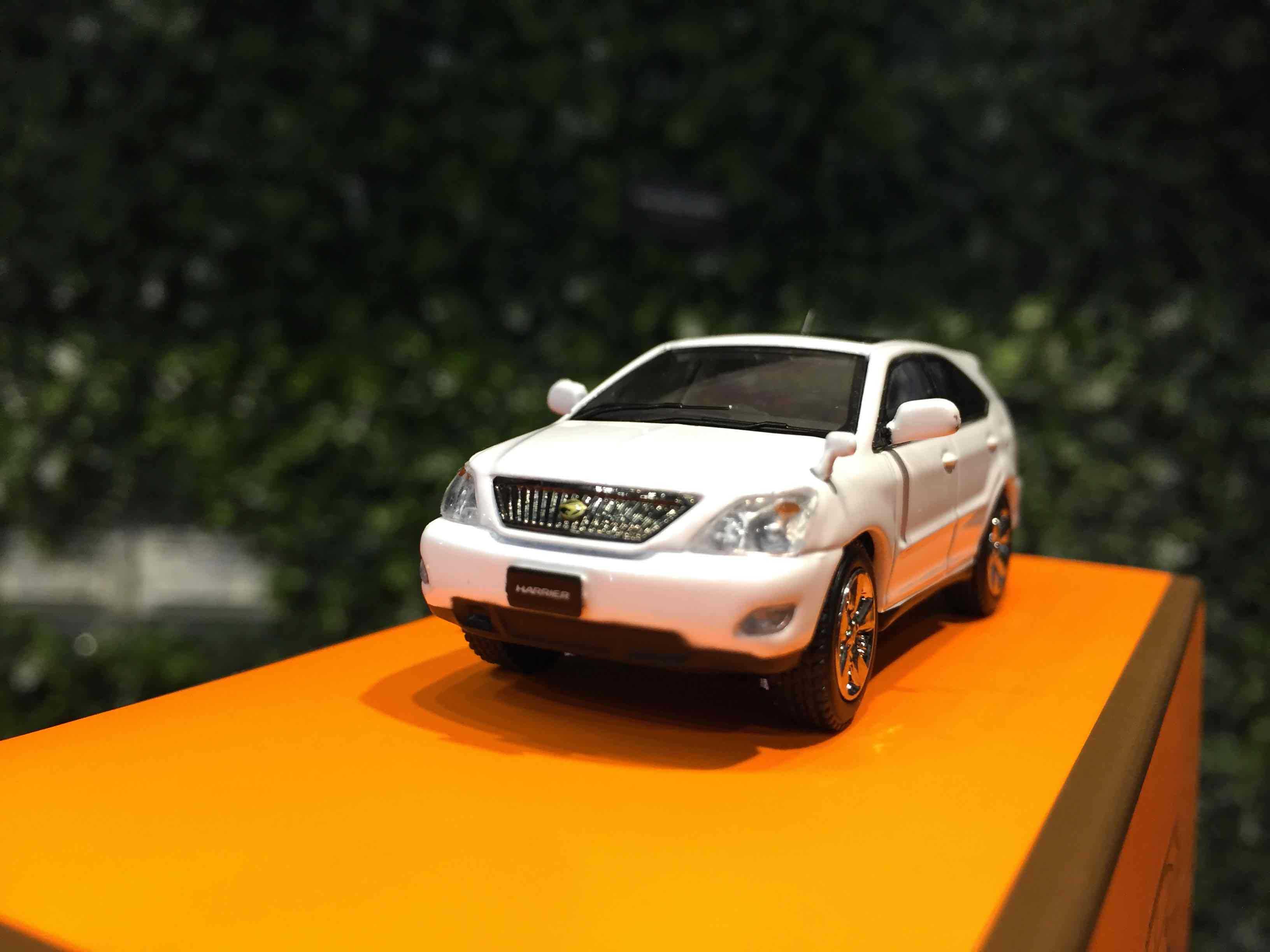 1/64 GCD Toyota Harrier 2003 White RX KS035280【MGM】