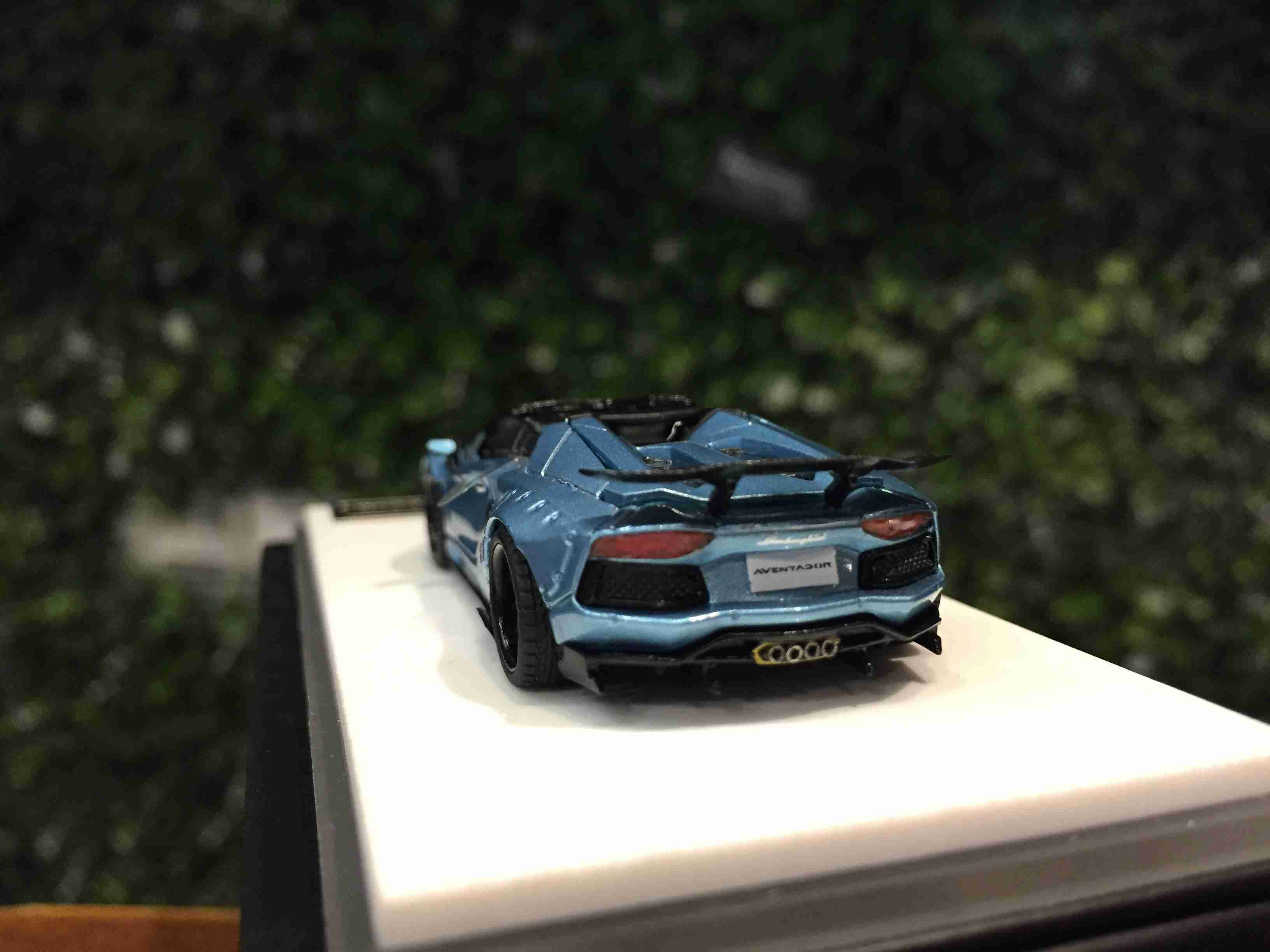 1/64 TPC LBWK Lamborghini Aventador Roadster Ice Blue/BK【MGM