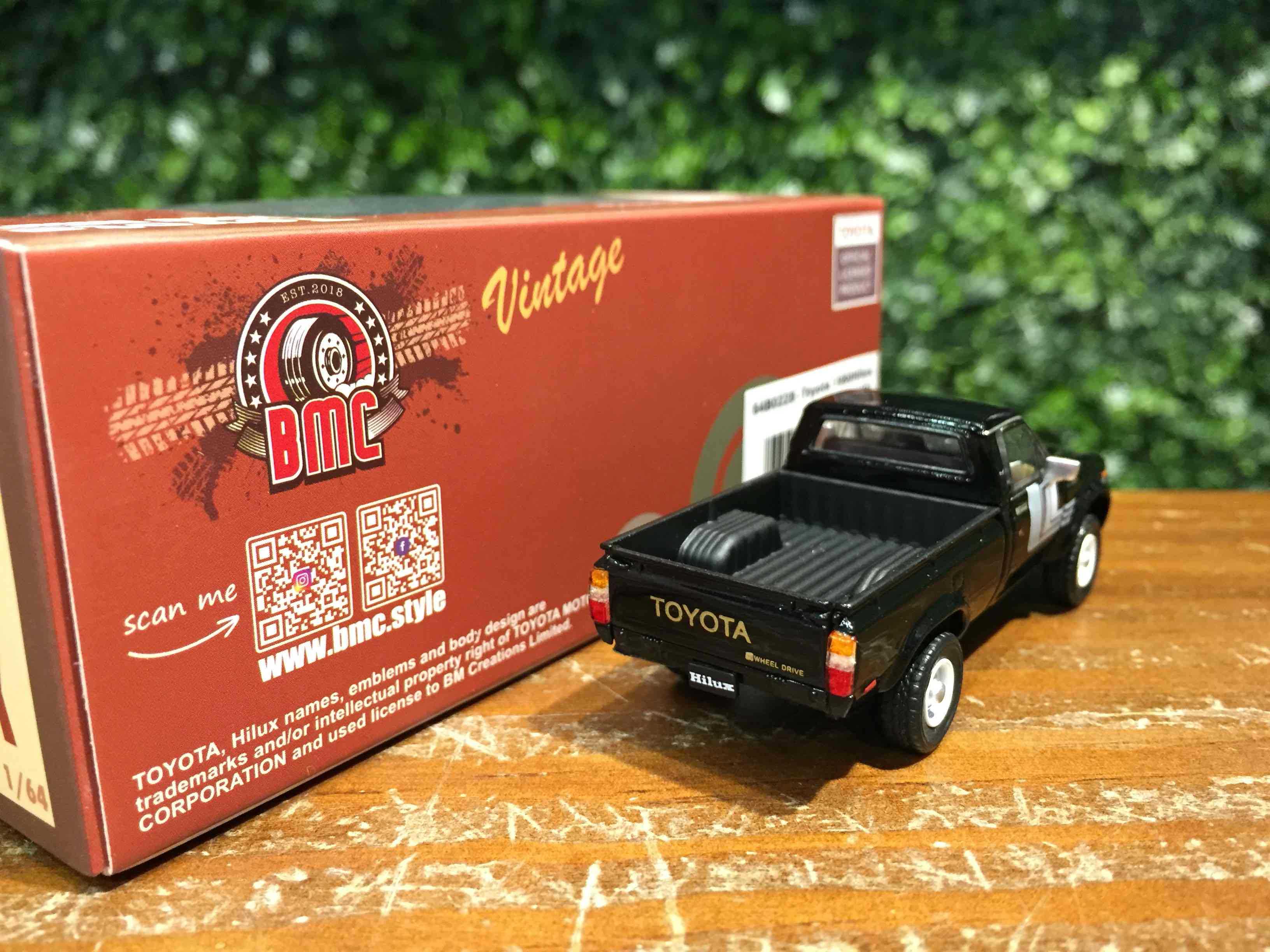 1/64 BM Toyota Hilux 1980 Black 64B0228【MGM】