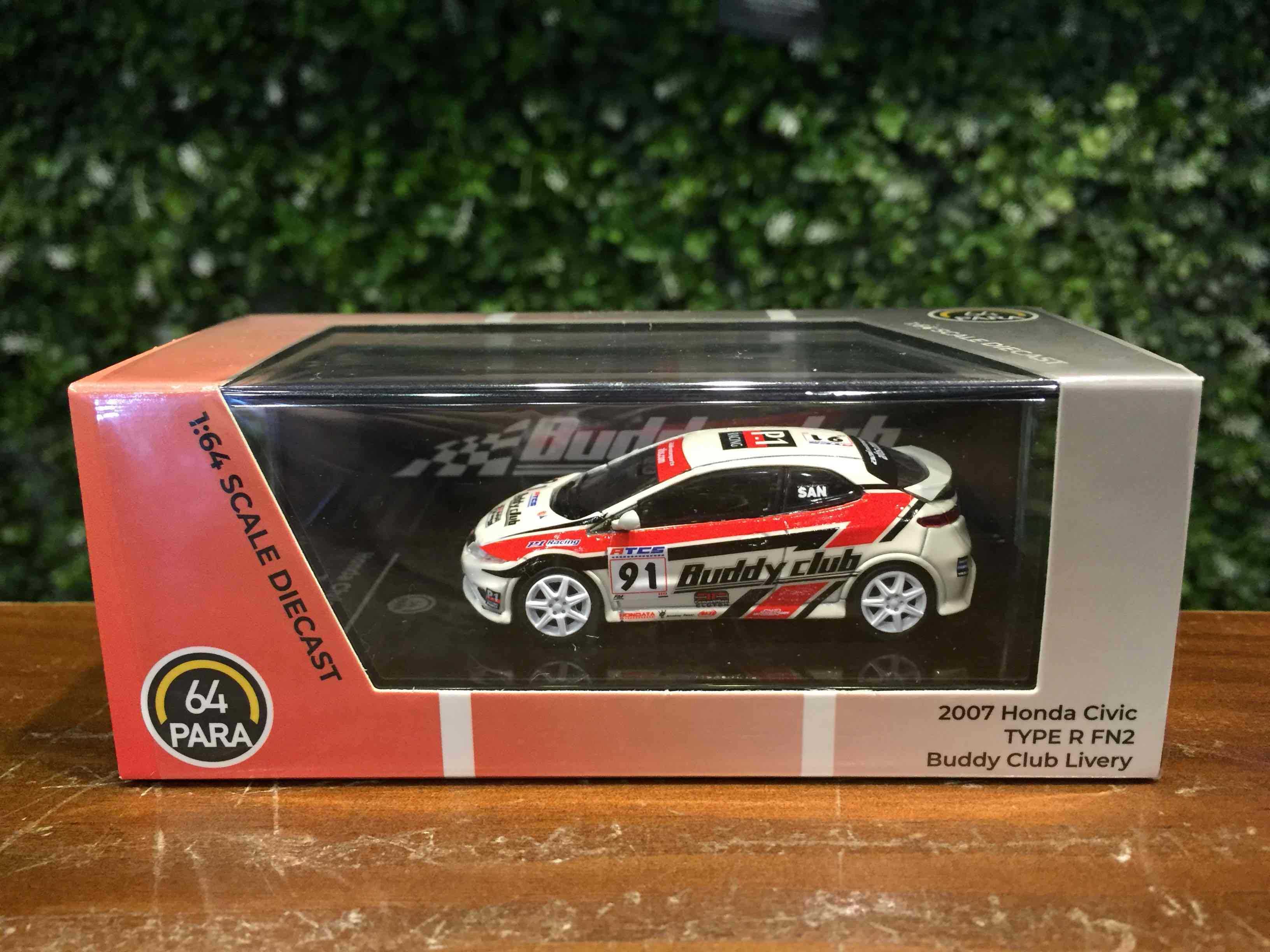 1/64 Paragon Honda Civic Type R (FN2) BuddyClub PA65399【MGM】