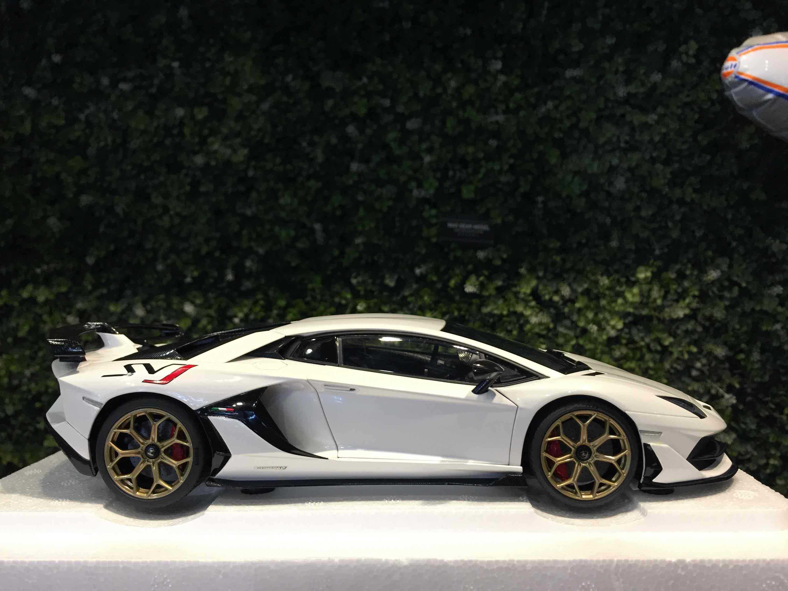 1/18 AUTOart Lamborghini Aventador SVJ PearlWhite 79217【MGM】