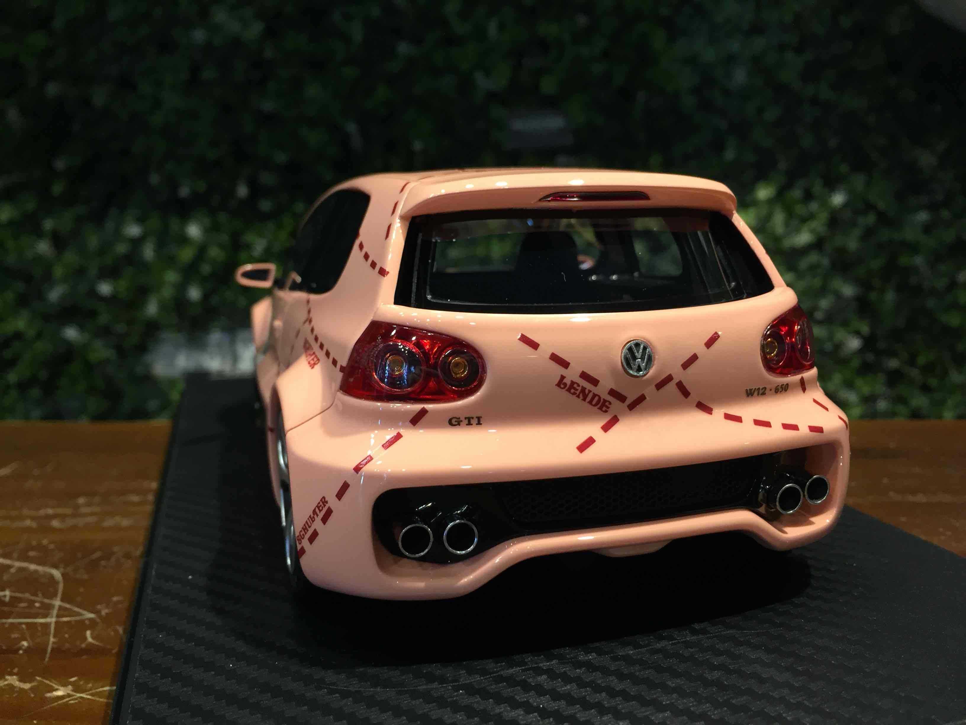 1/18 IVY Volkswagen VW Golf GTI W12 Pink Pig IVY18007PP【MGM】