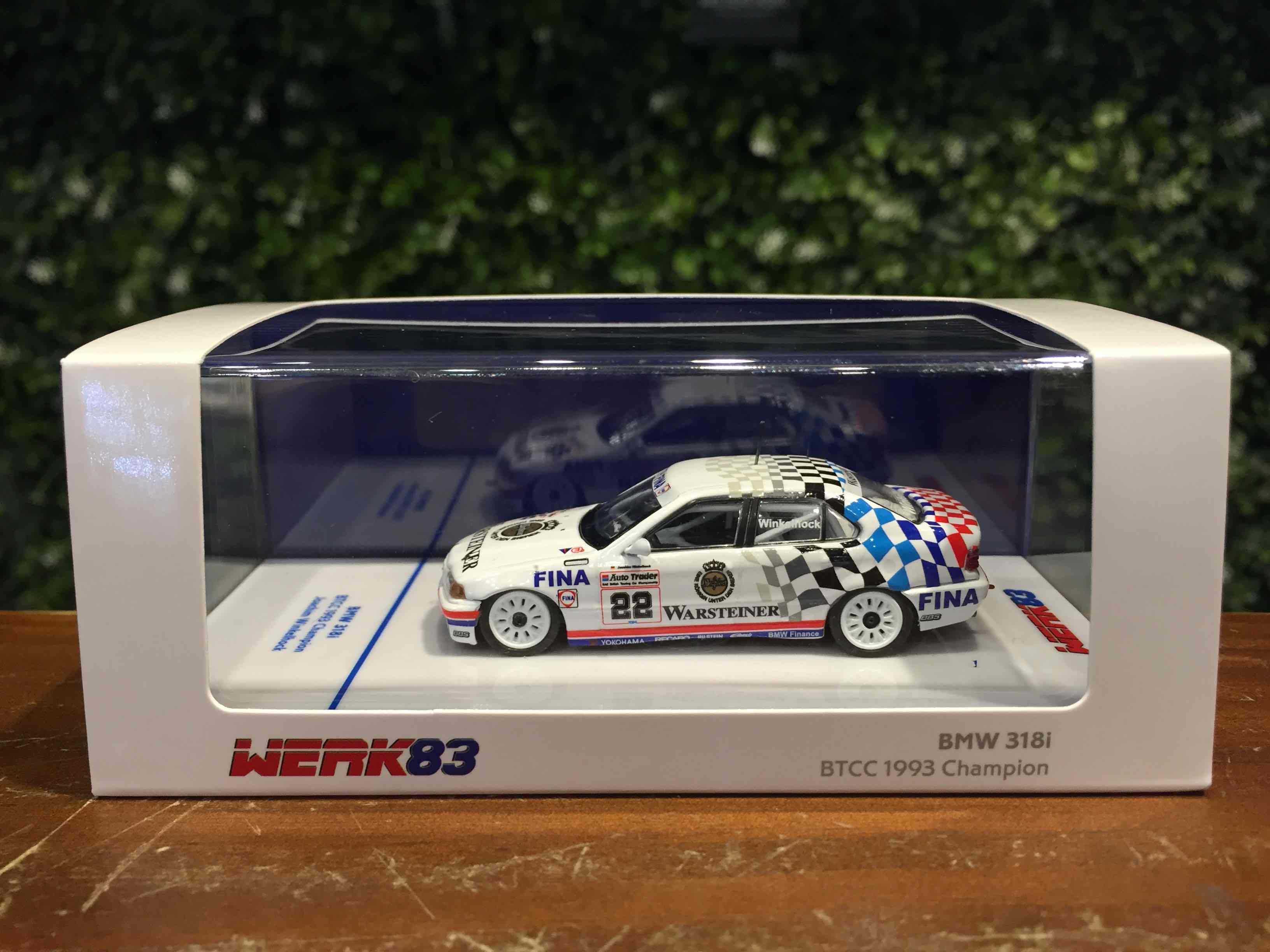 1/64 Werk83 BMW 318i (E36) BTCC 1993 Champion WK83034D【MGM】