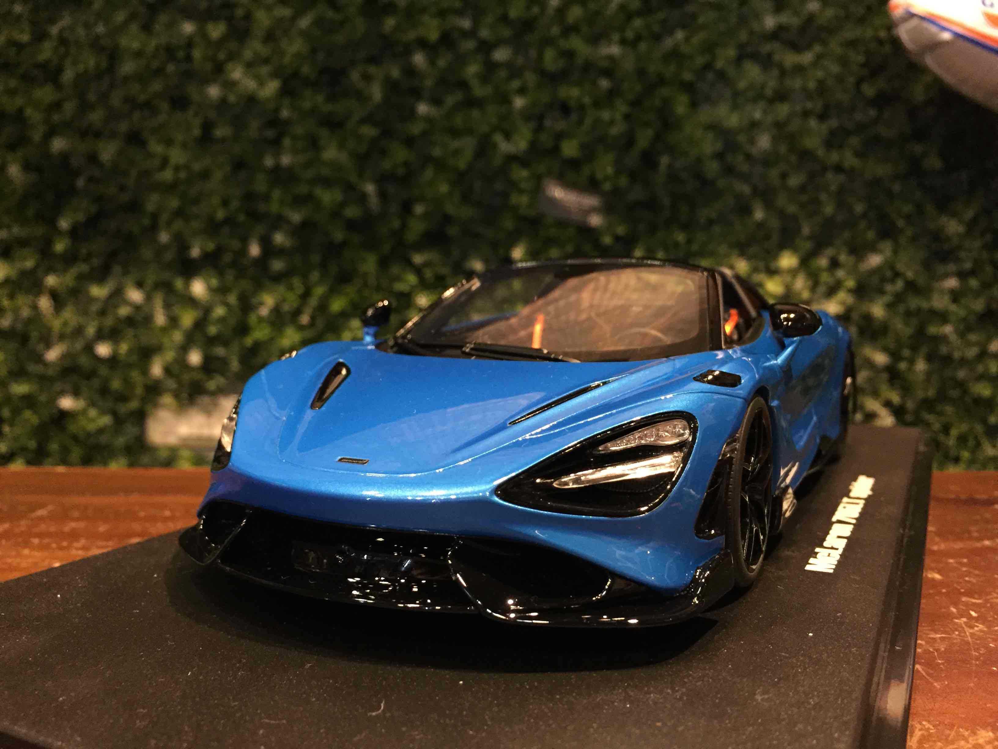 1/18 GT Spirit McLaren 765LT Spider 2021 AmitBlue GT886【MGM】