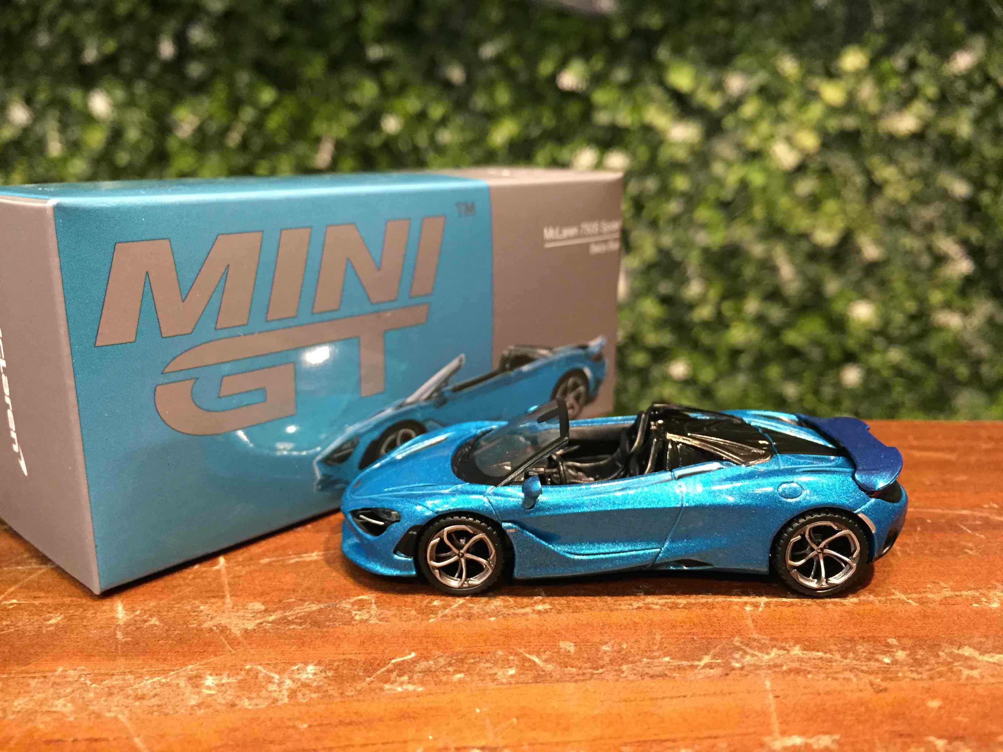 1/64 MiniGT McLaren 750S Spider Belize Blue MGT00812L【MGM】