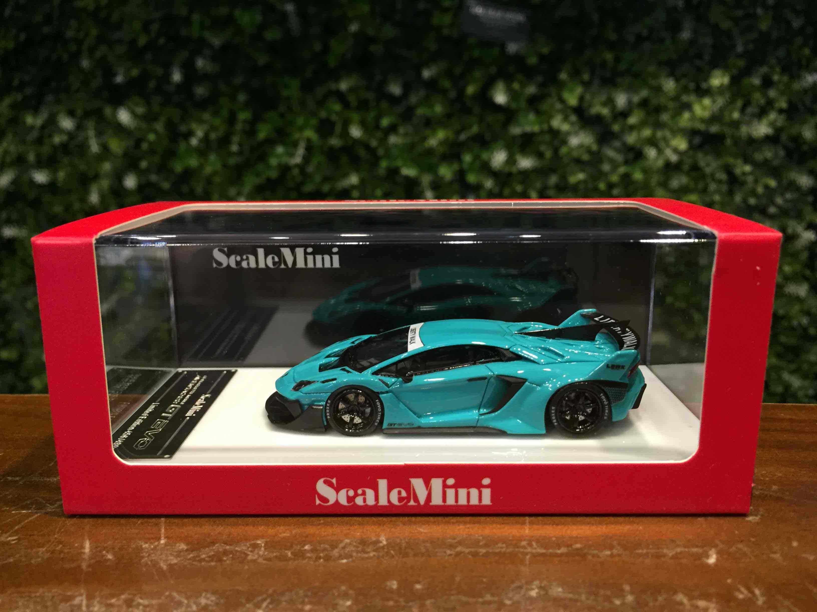 1/64 ScaleMini LBWK Aventador GT EVO Mint Green【MGM】