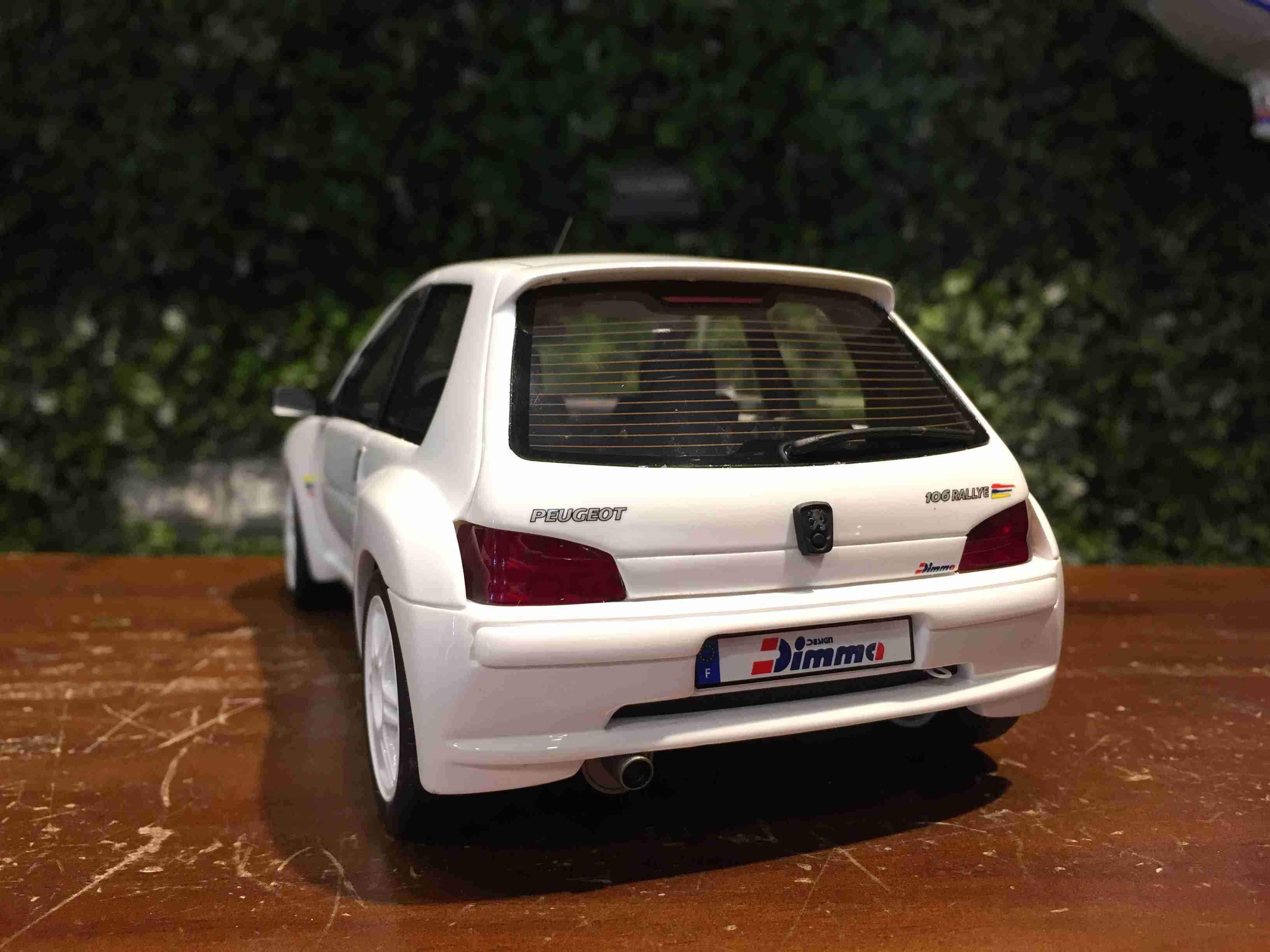 1/18 Otto Peugeot 106 Maxi Dimma Blanc Banquise OT393【MGM】