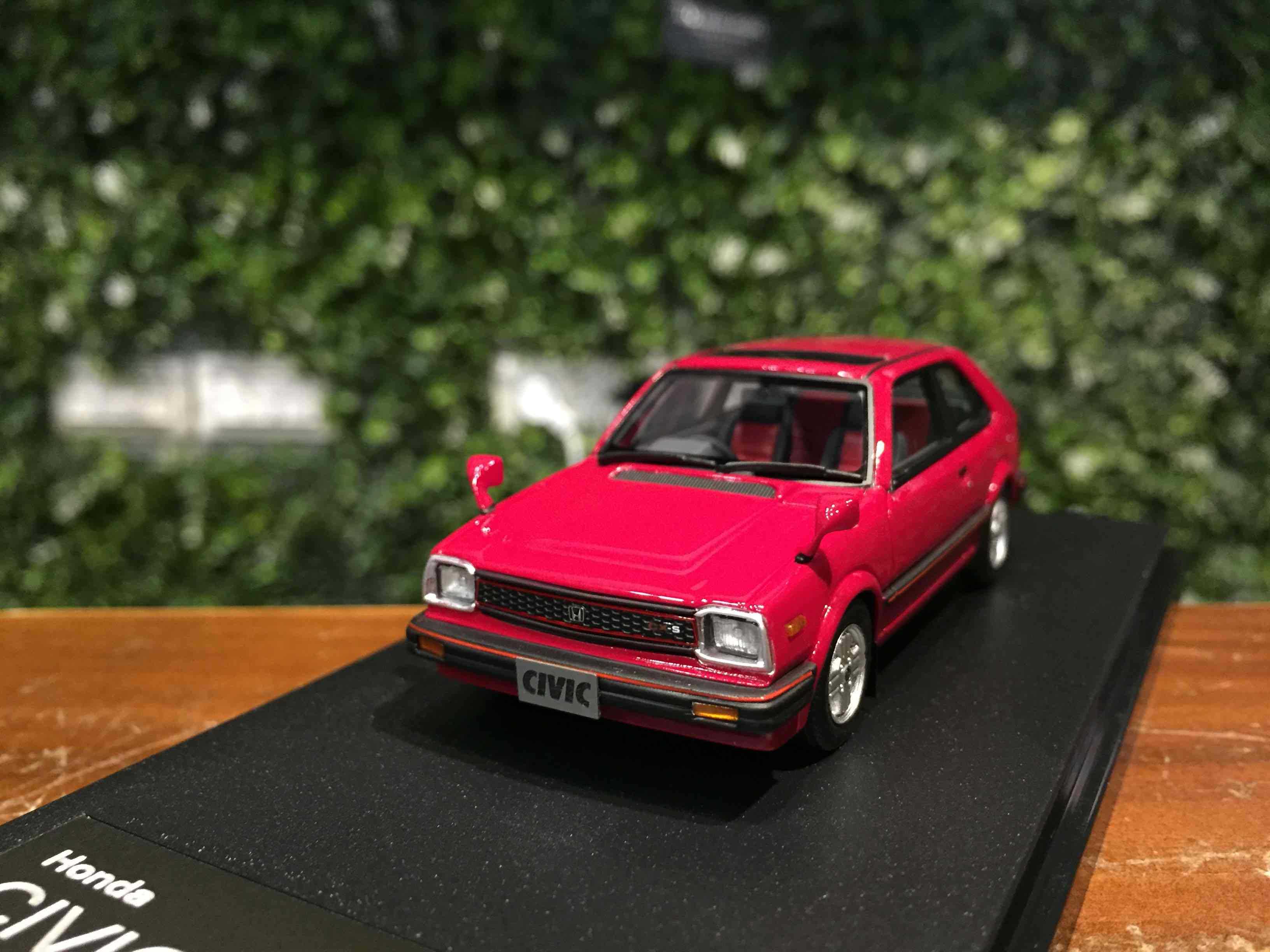 1/43 Hi-Story Honda Civic CX-S 1981 Red HS316RE【MGM】