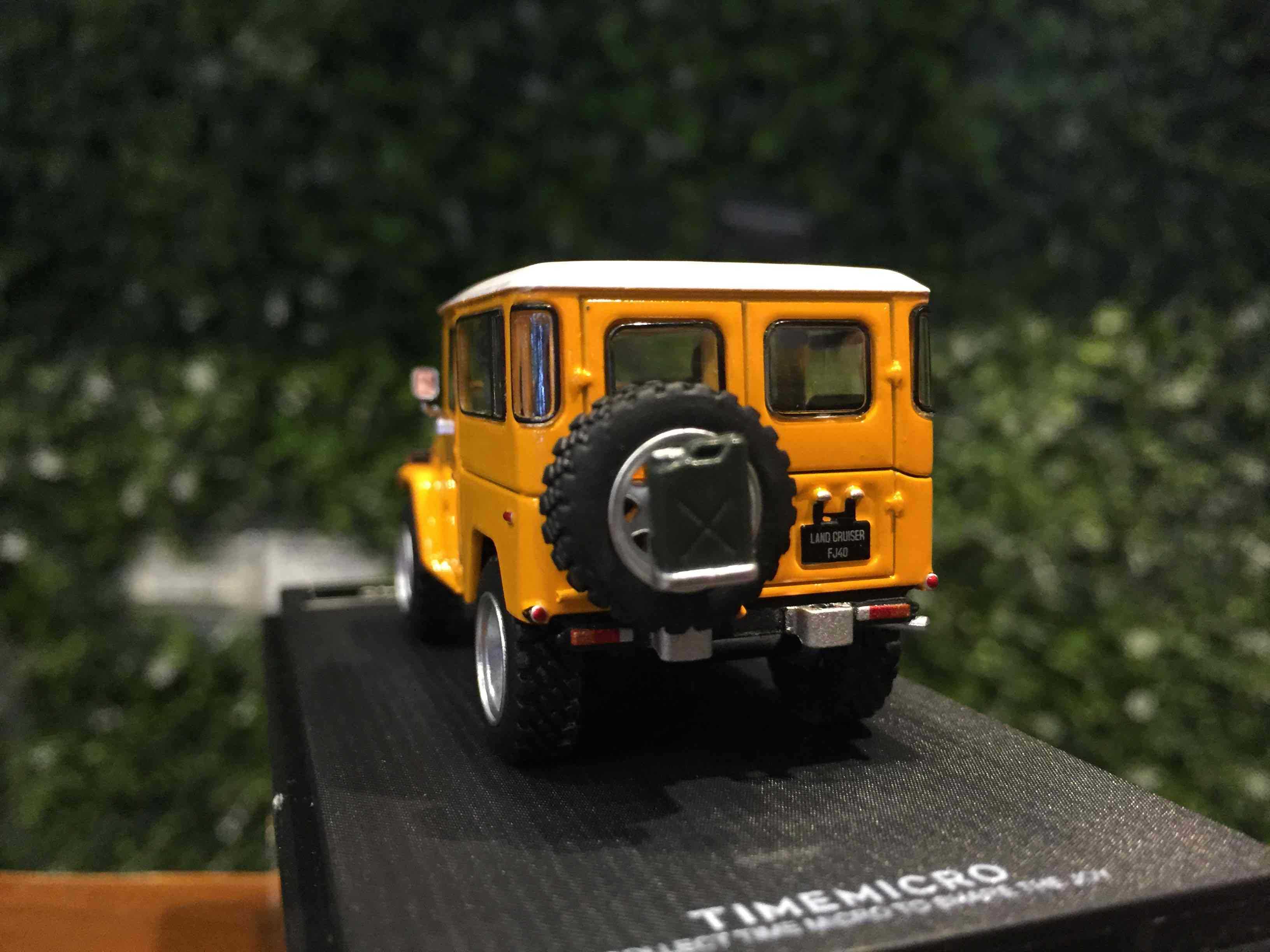 1/64 TimeModel Toyota Land Cruiser FJ40 Yellow TM645201【MGM】