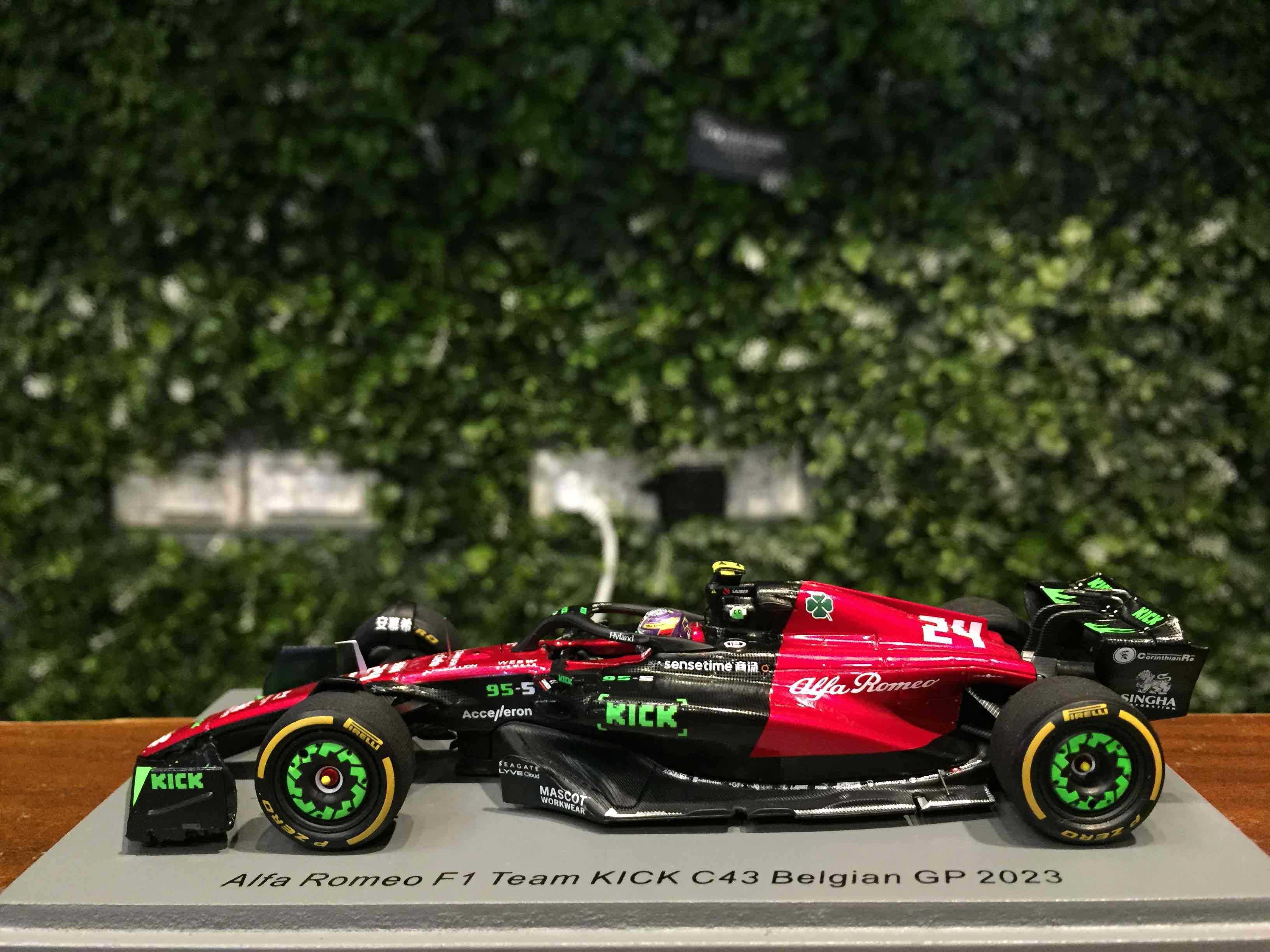 1/43 Spark Alfa Romeo C43 Zhou GuanYu GP 2023 S8922【MGM】