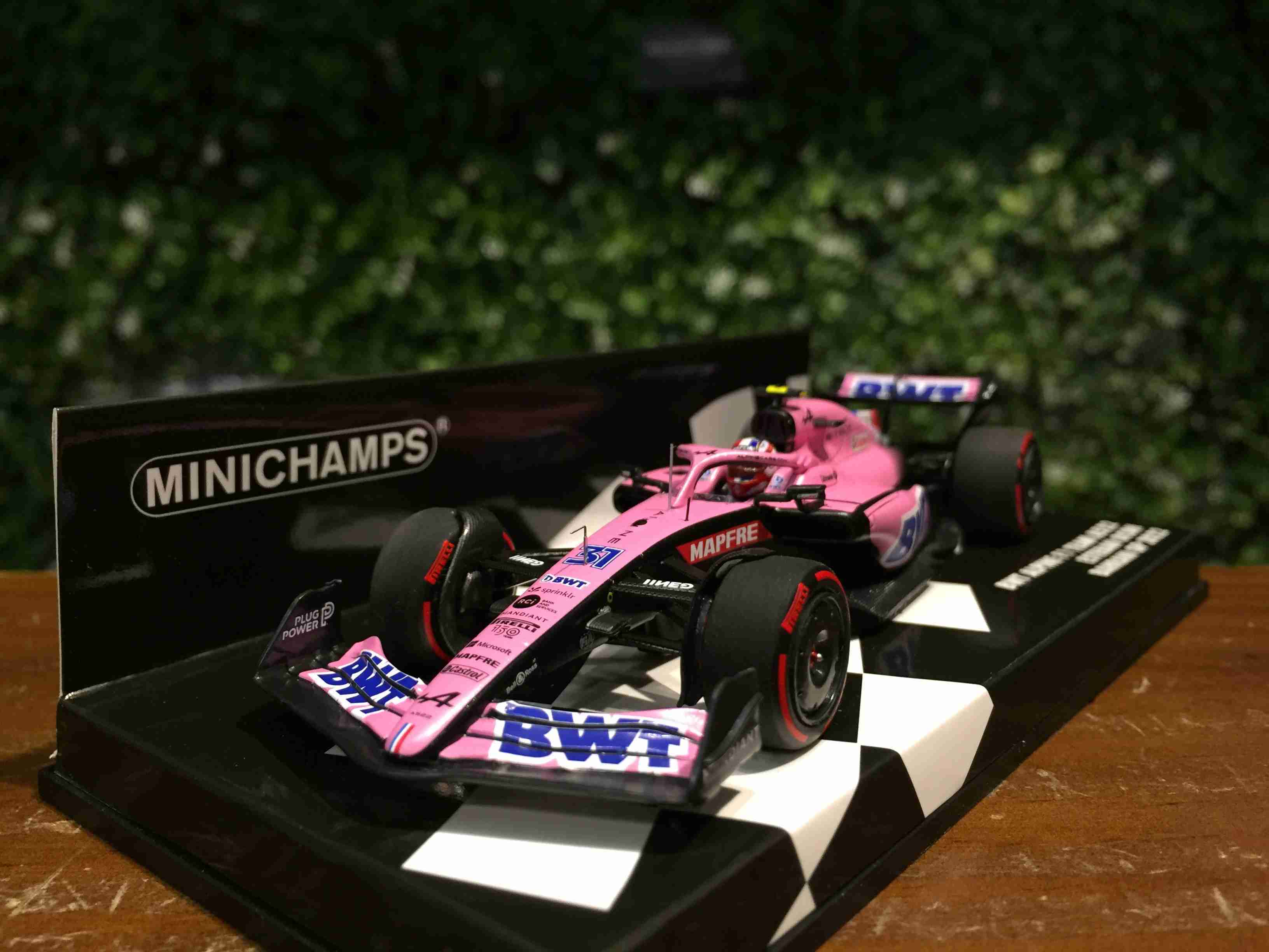 1/43 Minichamps BWT Alpine A522 Esteban Ocon 417220131【MGM】