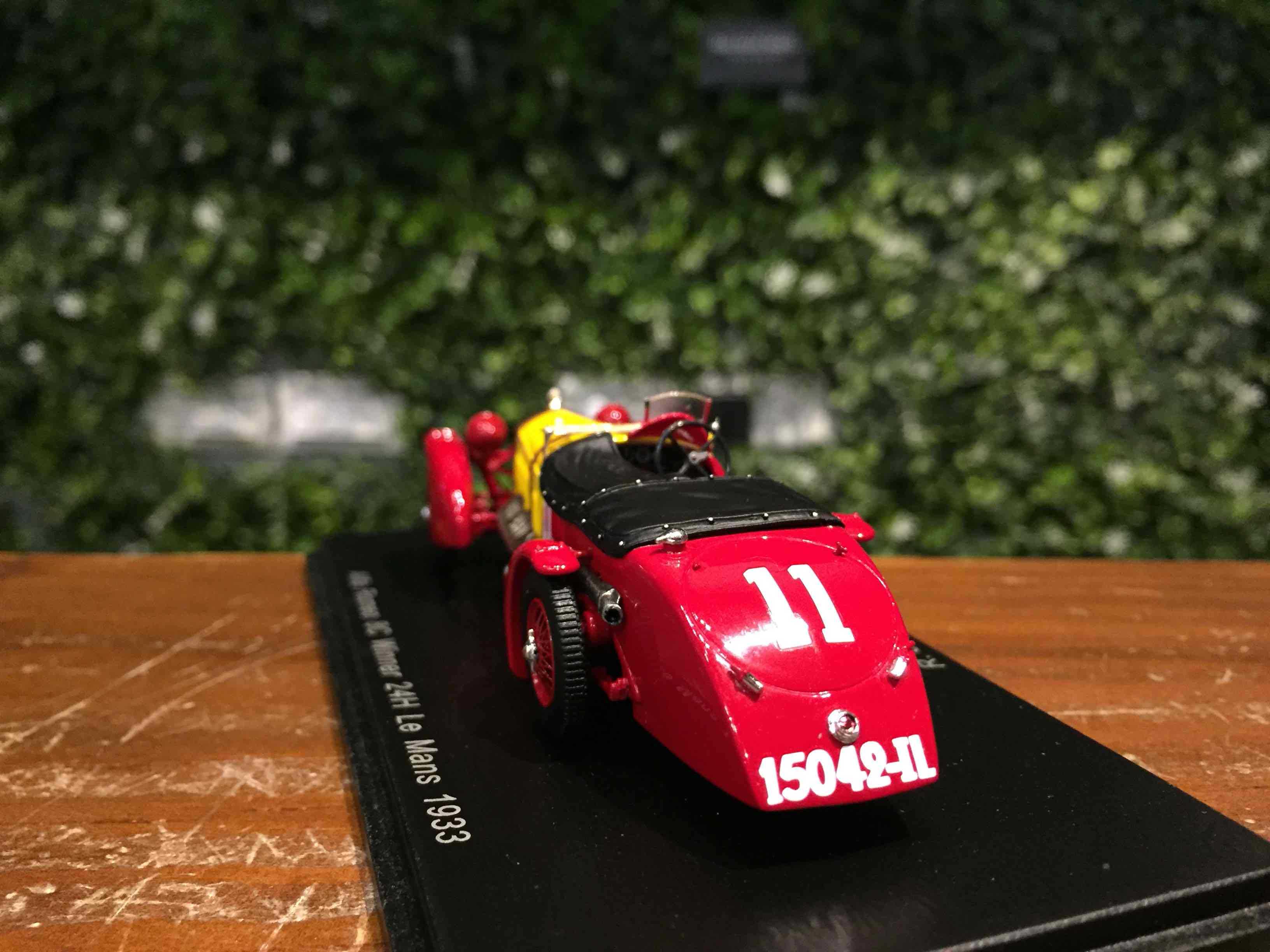 1/43 Spark Alfa Romeo 8C #11 Winner LeMans 1933 43LM33【MGM】