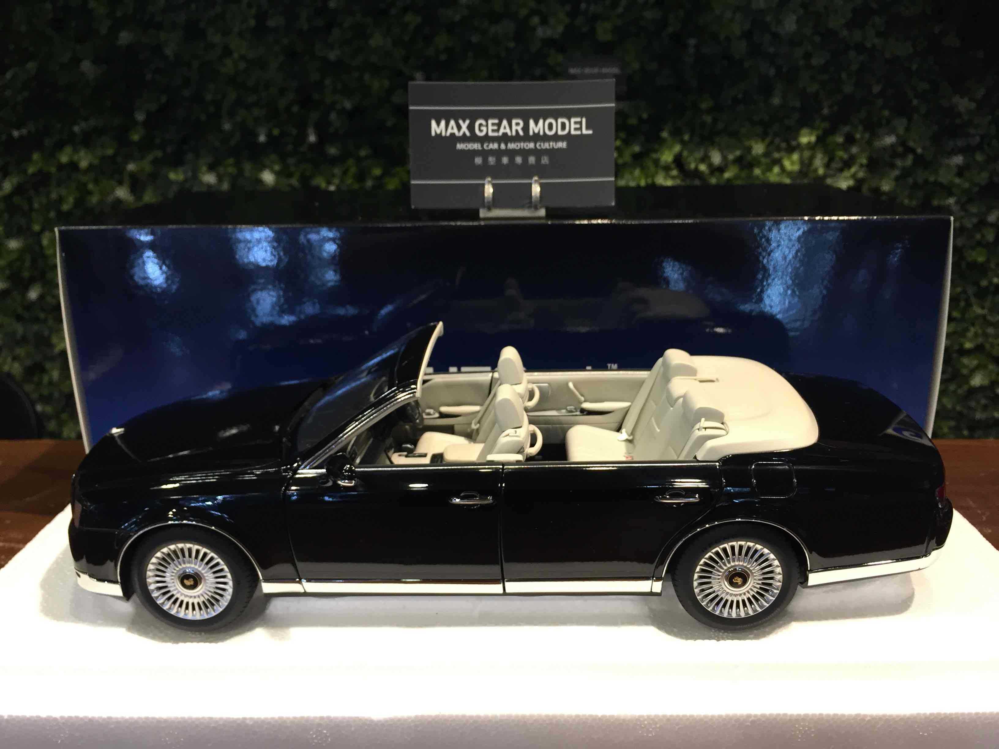 1/18 AUTOart Toyota Century Open Car Black 79531【MGM】