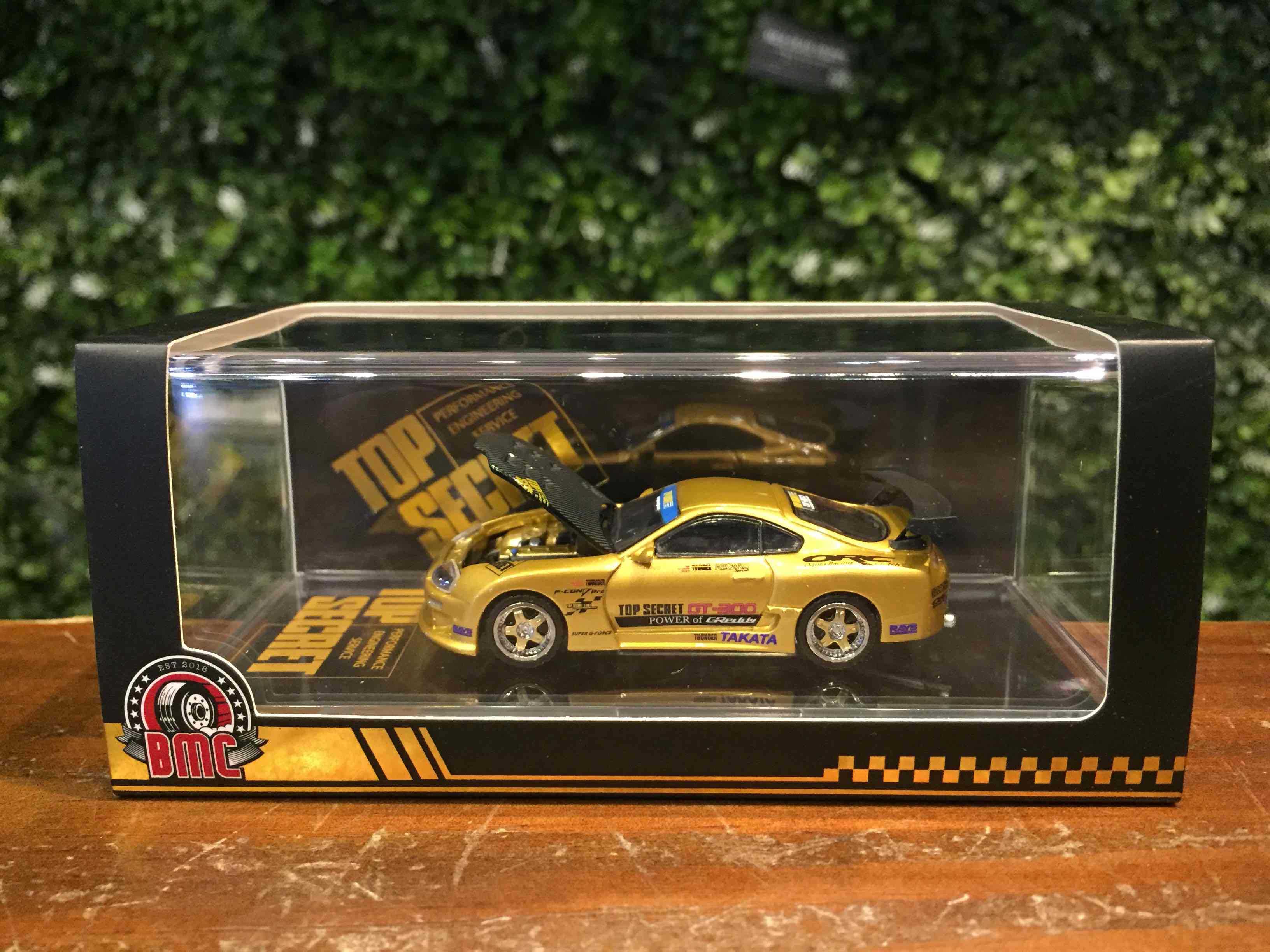 1/64 BMC Toyota Supra (JZA80) Top Secret Gold 64B0429【MGM】