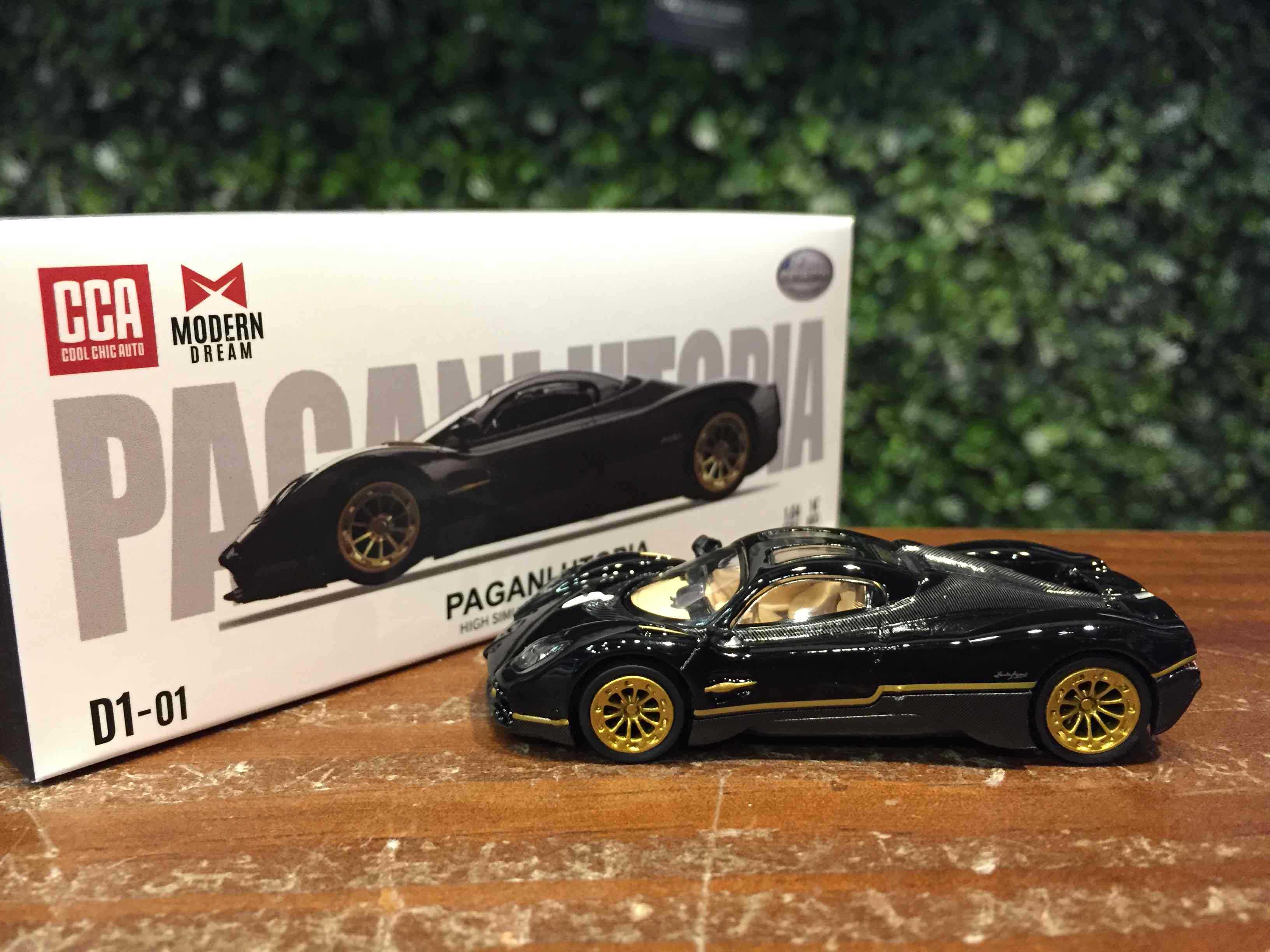 1/64 TimeModel Pagani Utopia Black MDM646601【MGM】