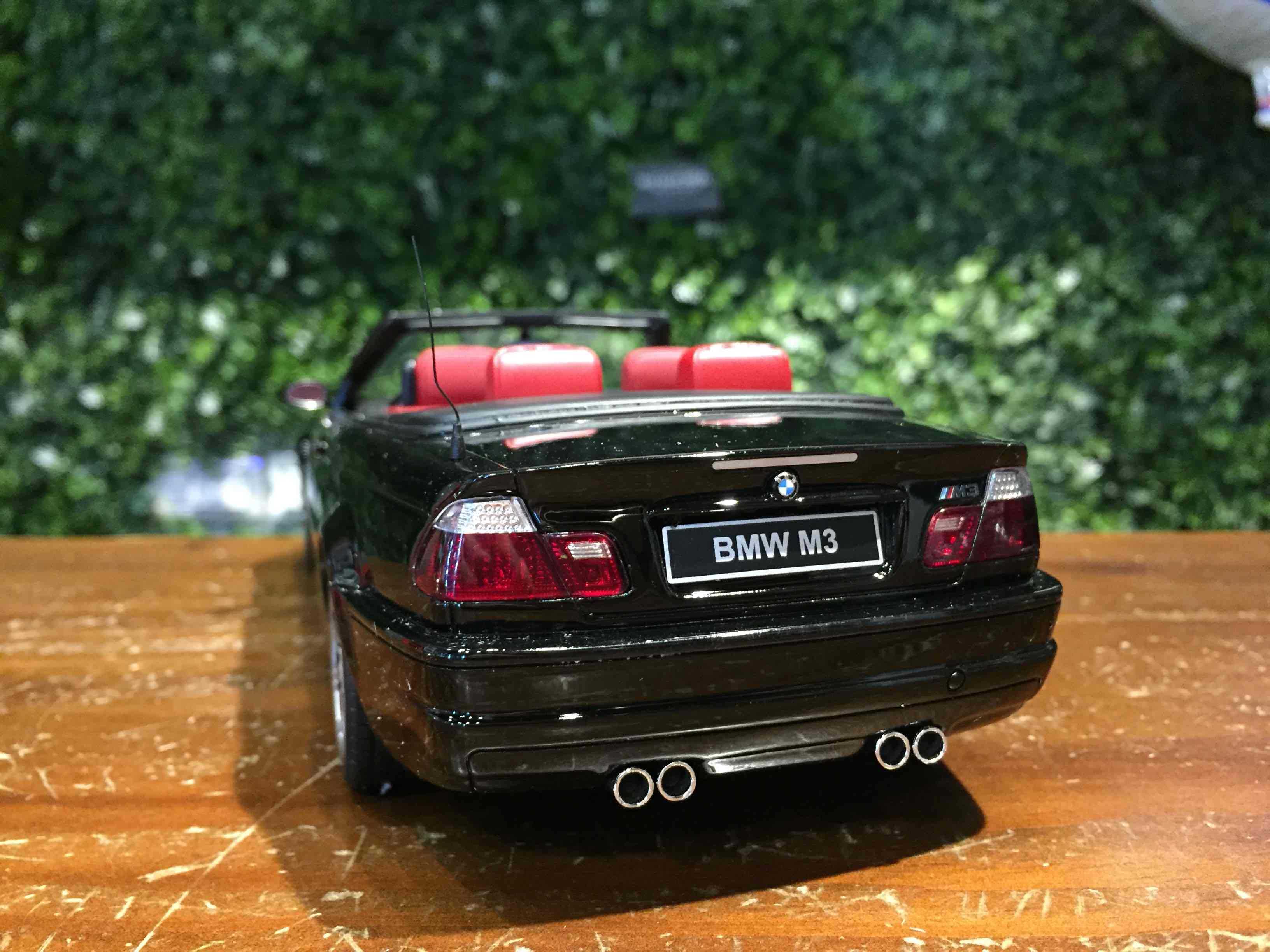 1/18 Otto BMW E46 M3 Convertible 2004 Black OT380【MGM】