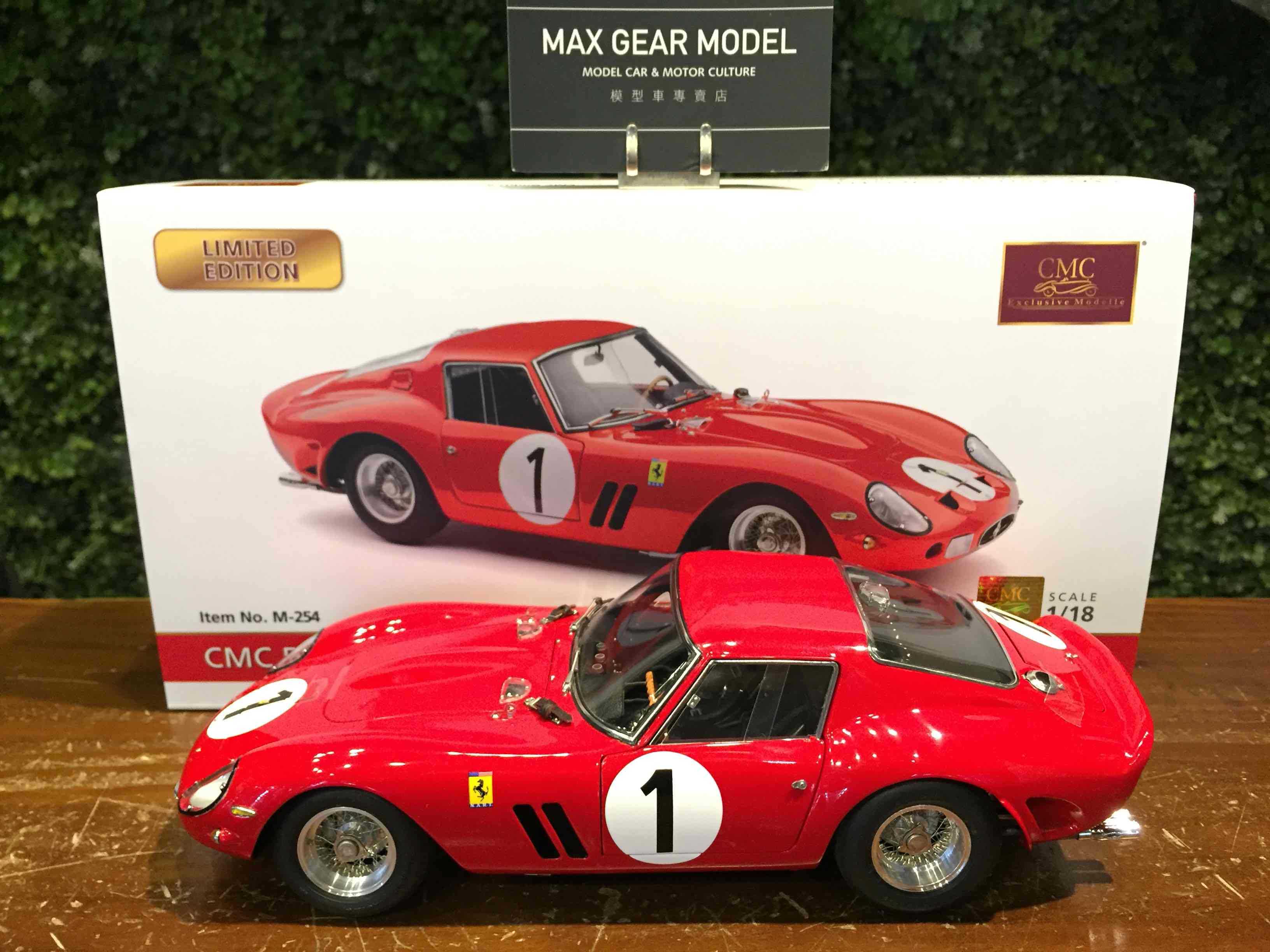 1/18 CMC Ferrari 250 GTO 1962 #1 M254【MGM】