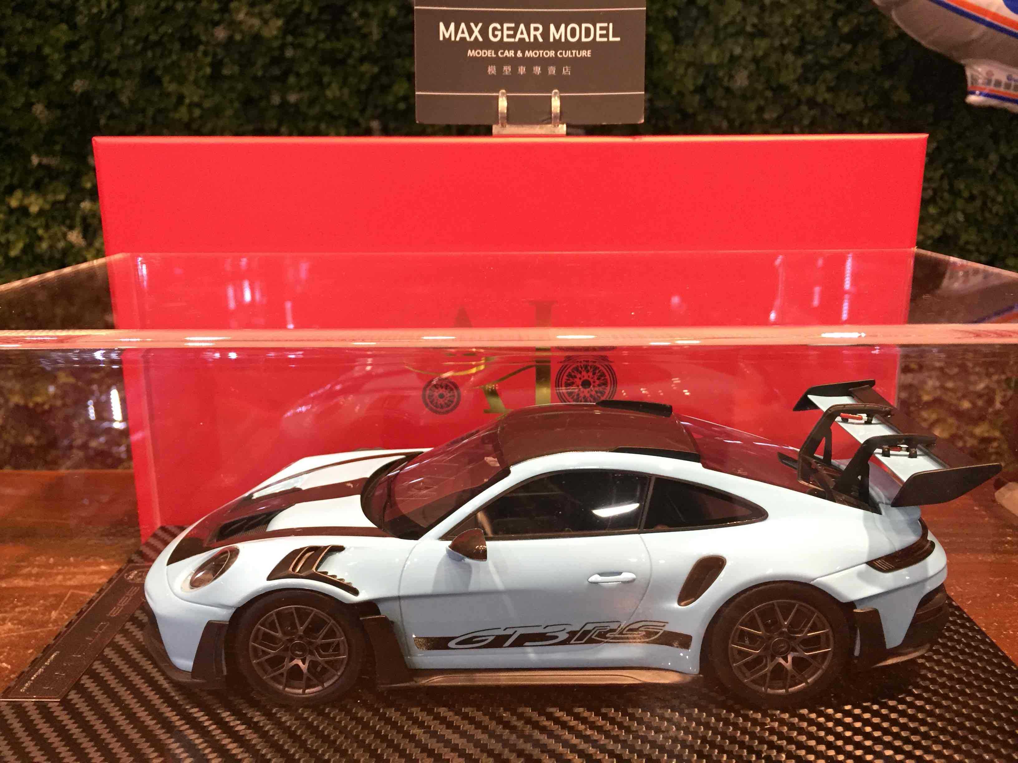 1/18 AI Porsche 911 (992) GT3 RS Weissach 2023 Blue【MGM】
