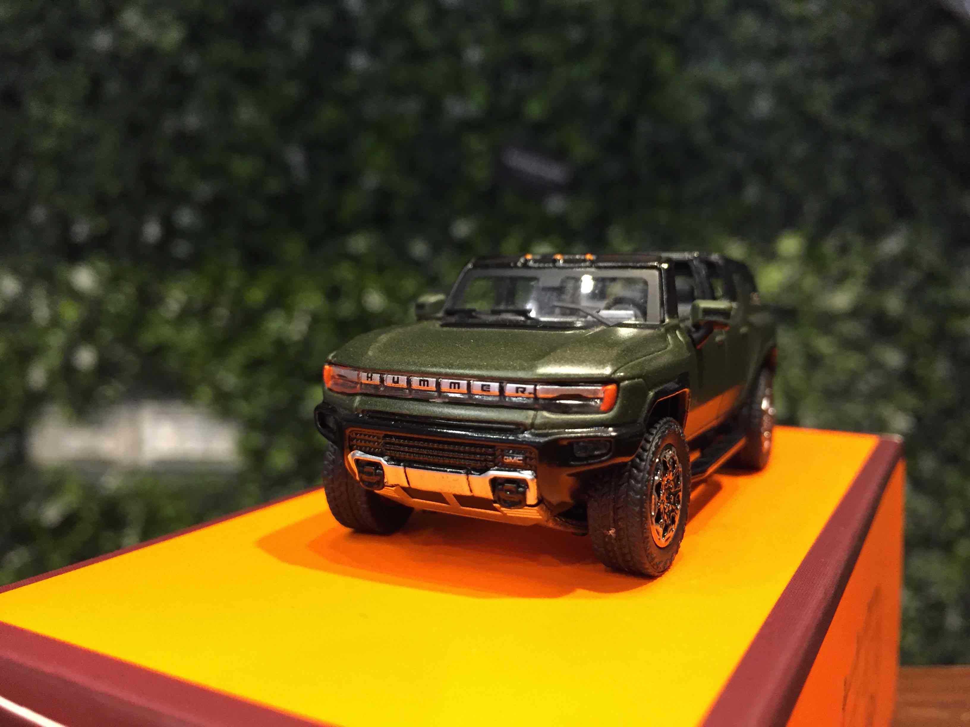 1/64 GCD GMC Hummer EV SUV 2023 Matt Green KS049359【MGM】