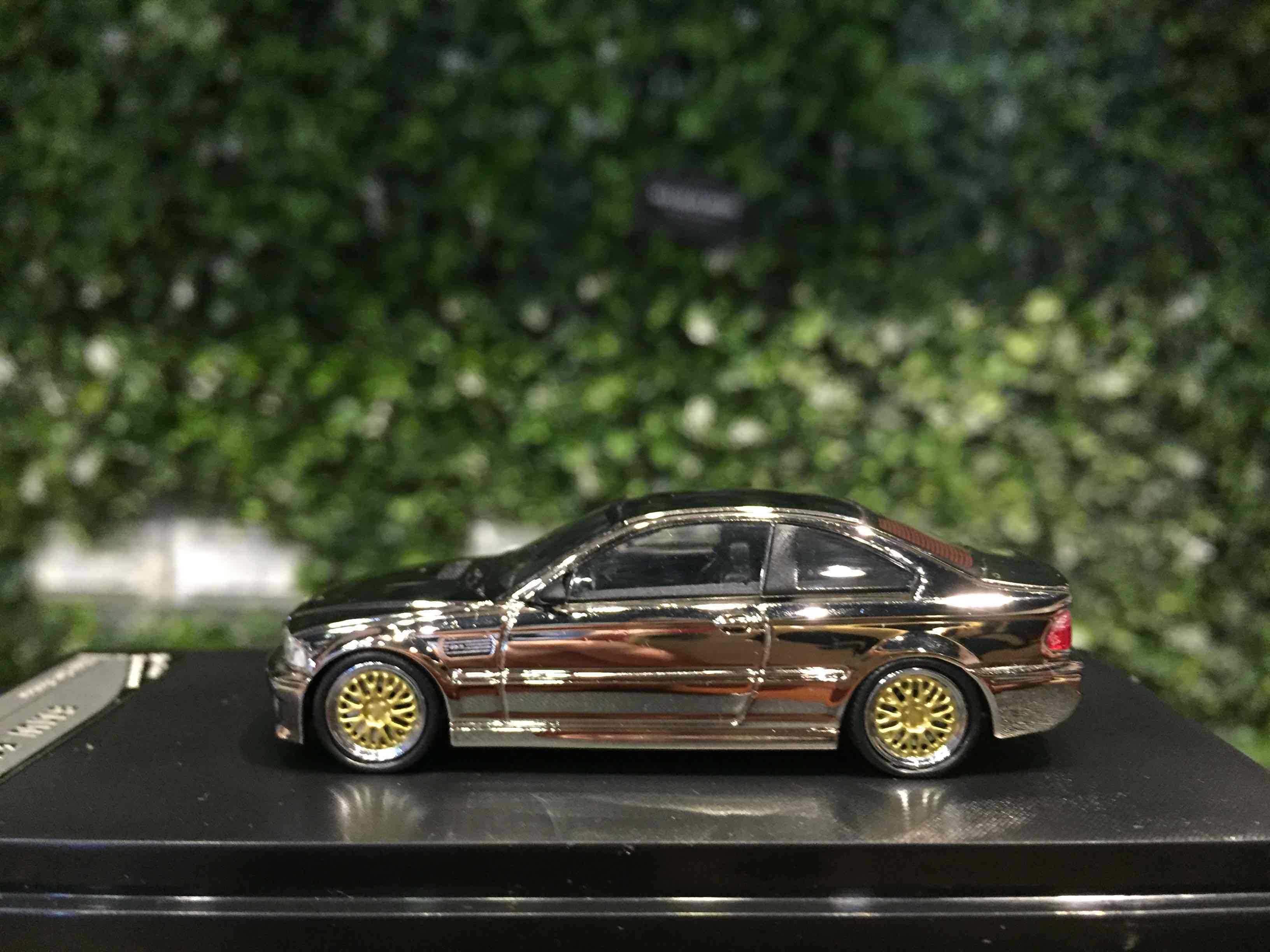 1/64 StanceHunter BMW E46 M3 Chrome【MGM】