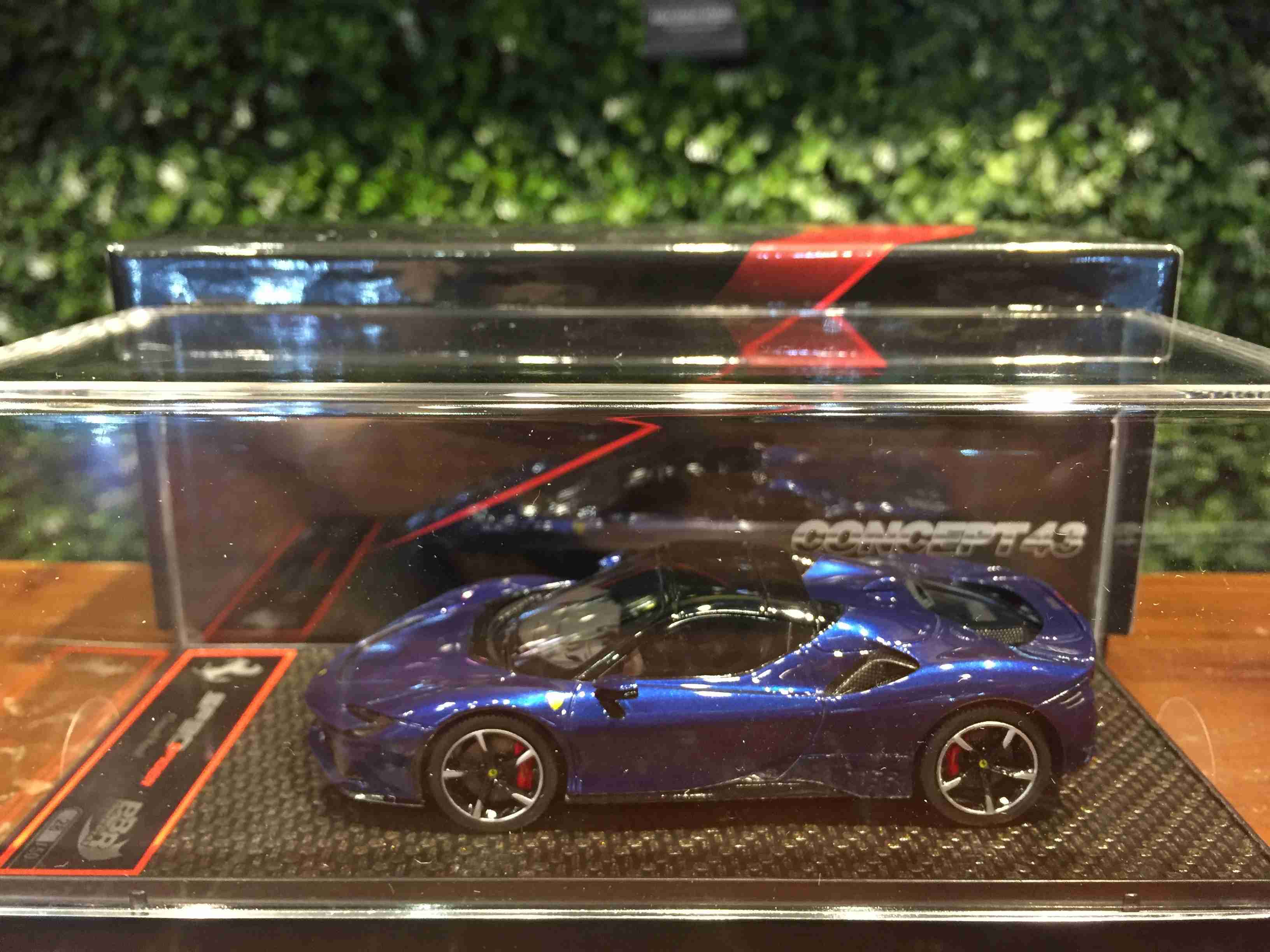 1/43 BBR Ferrari SF90 Stradale Spider Blue BBRC249B【MGM】