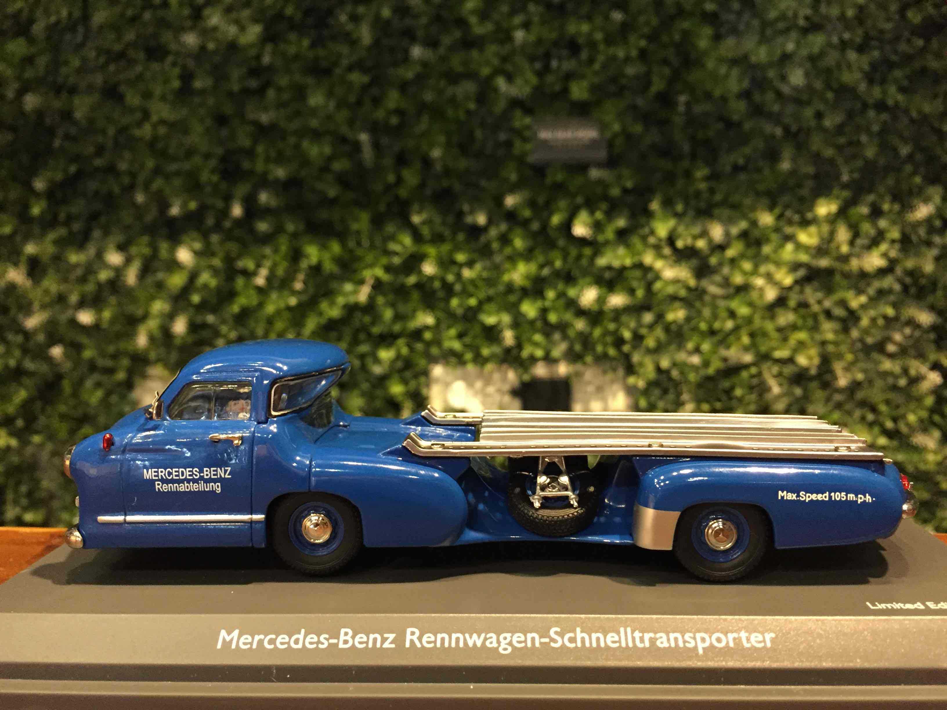 1/43 Schuco Mercedes-Benz Blue Wonder 1955 450253800【MGM】