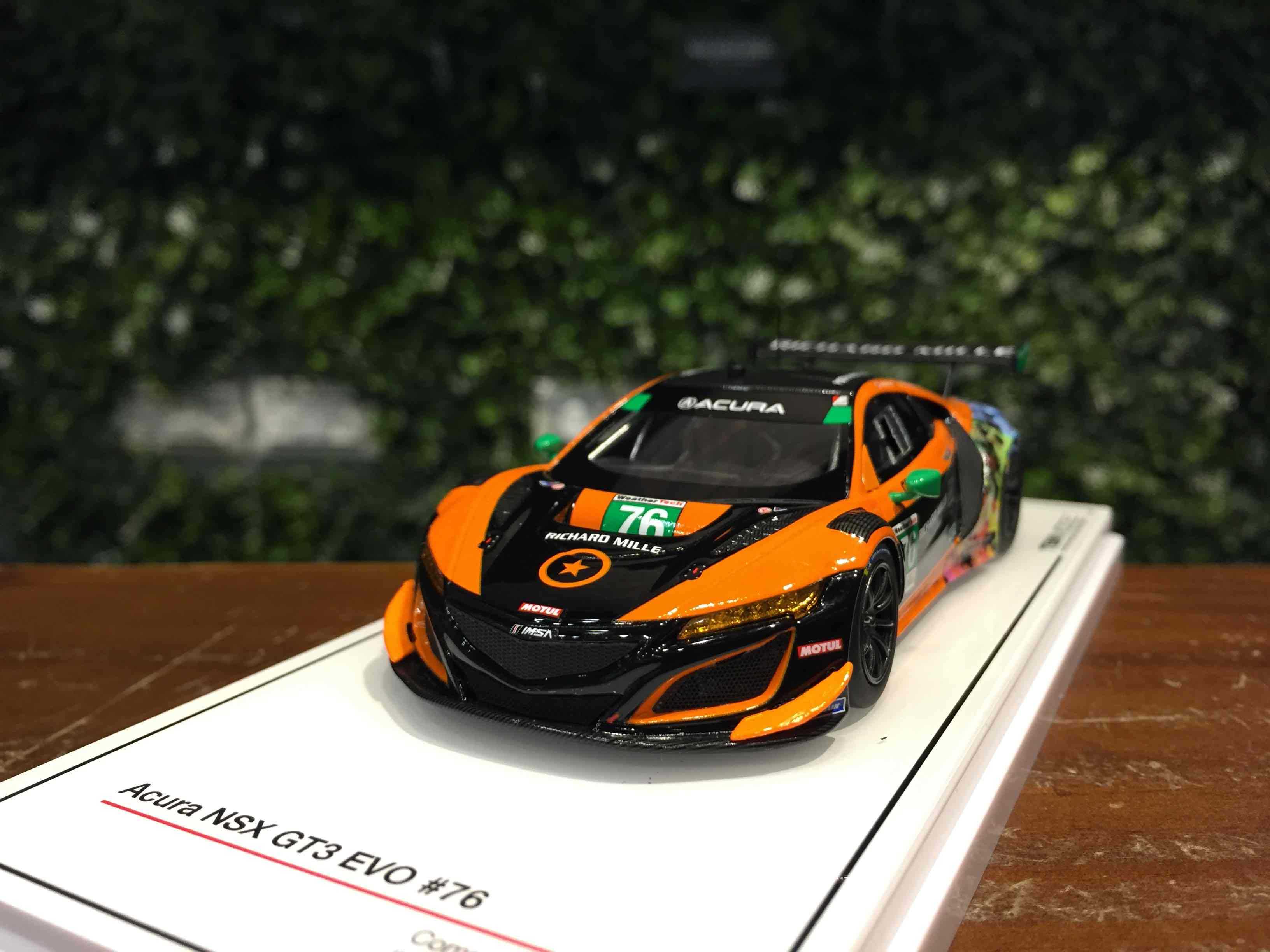 1/43 TSM Acura NSX GT3 EVO #76 IMSA 2021 TSM430628【MGM】