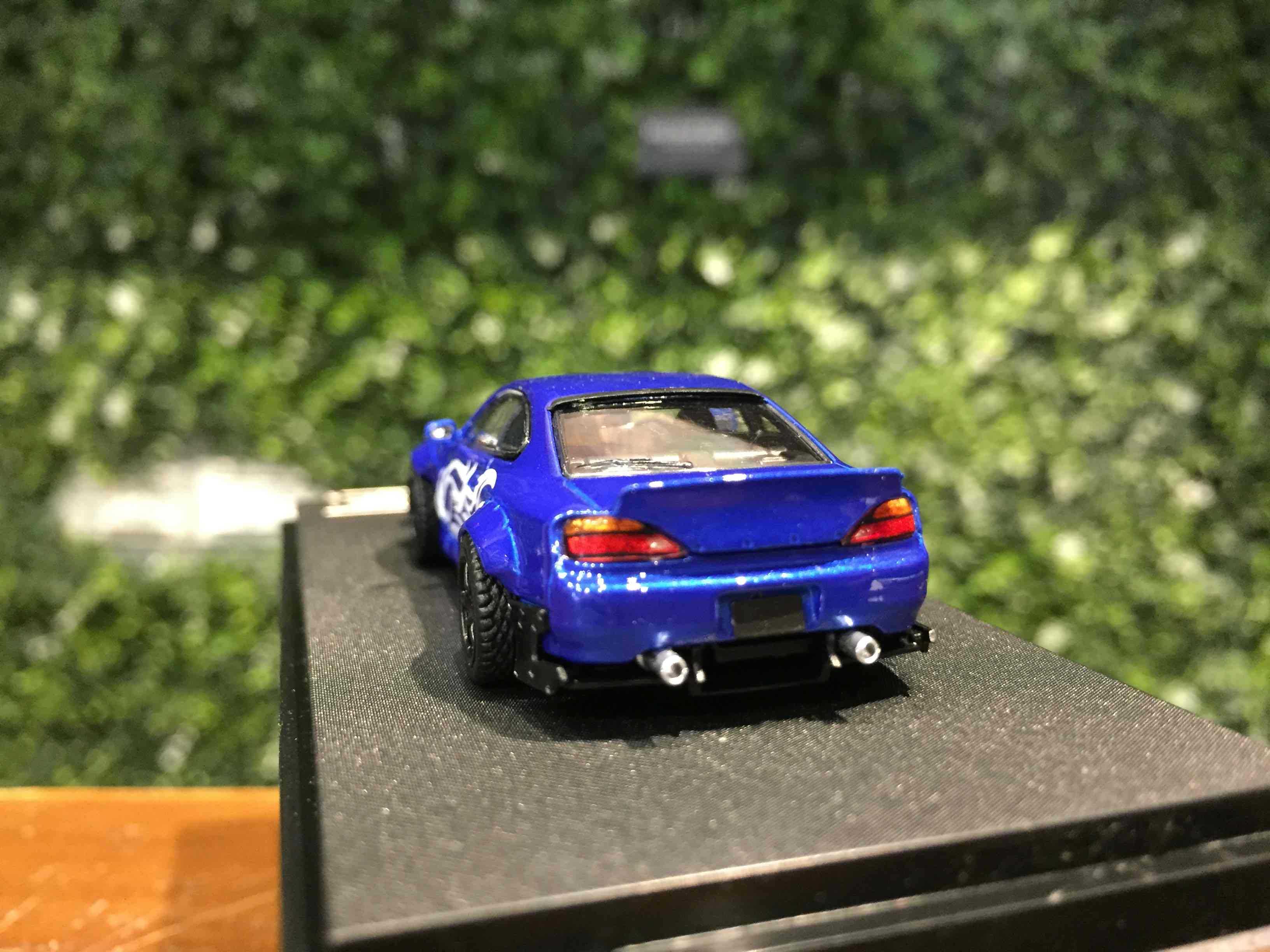 1/64 StreetWeapon Pandem Nissan Silvia S15 Blue【MGM】