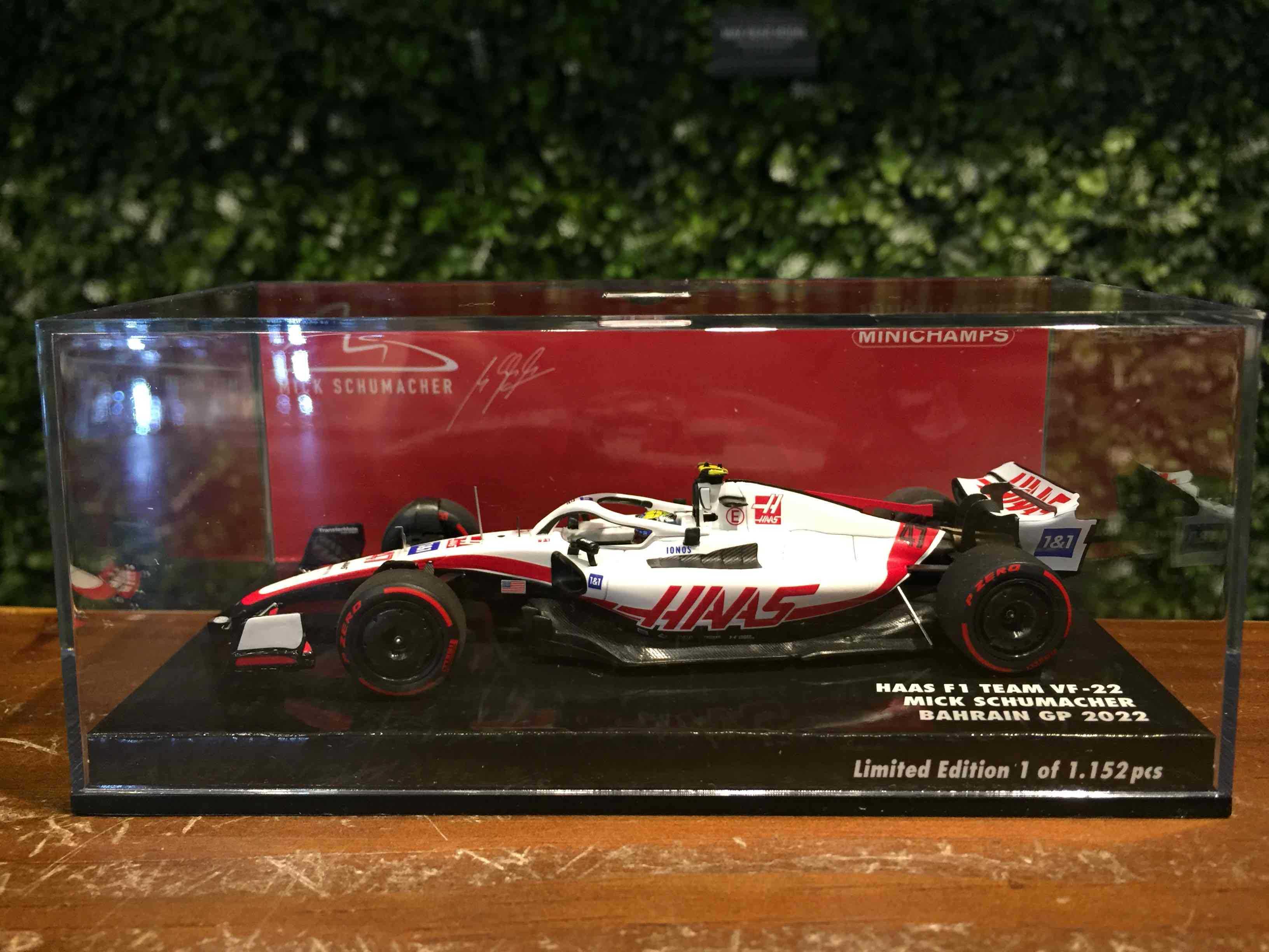 1/43 Minichamps HAAS F1 VF22 Mick Schumacher 417220147【MGM】