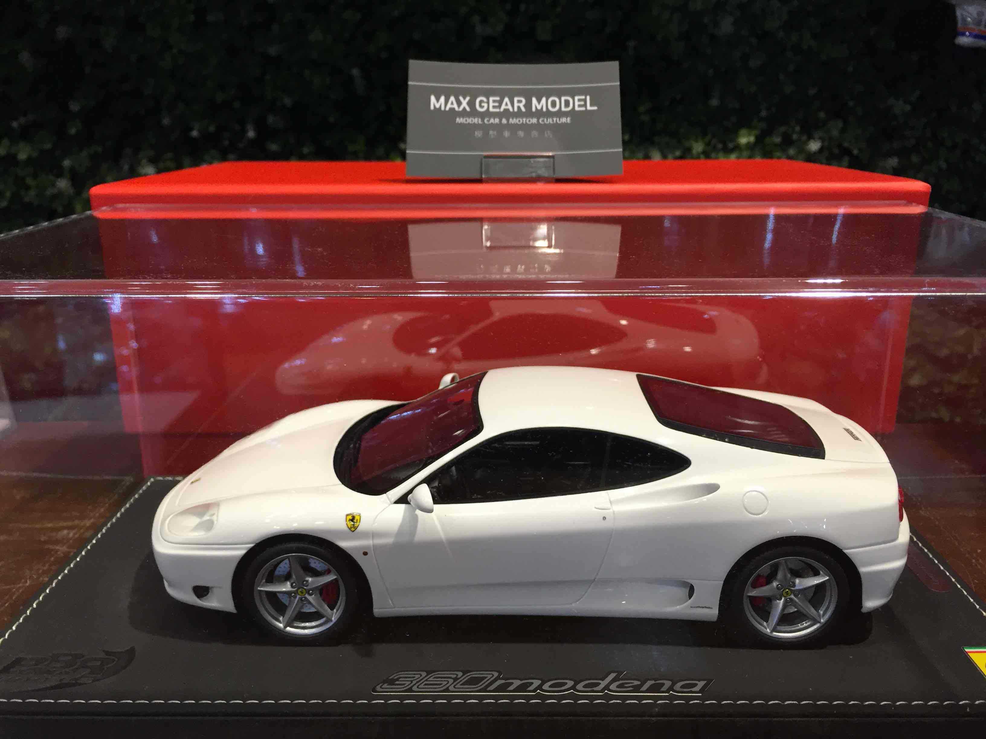 1/18 BBR Ferrari 360 Modena 1999 Bianco P18172C【MGM】