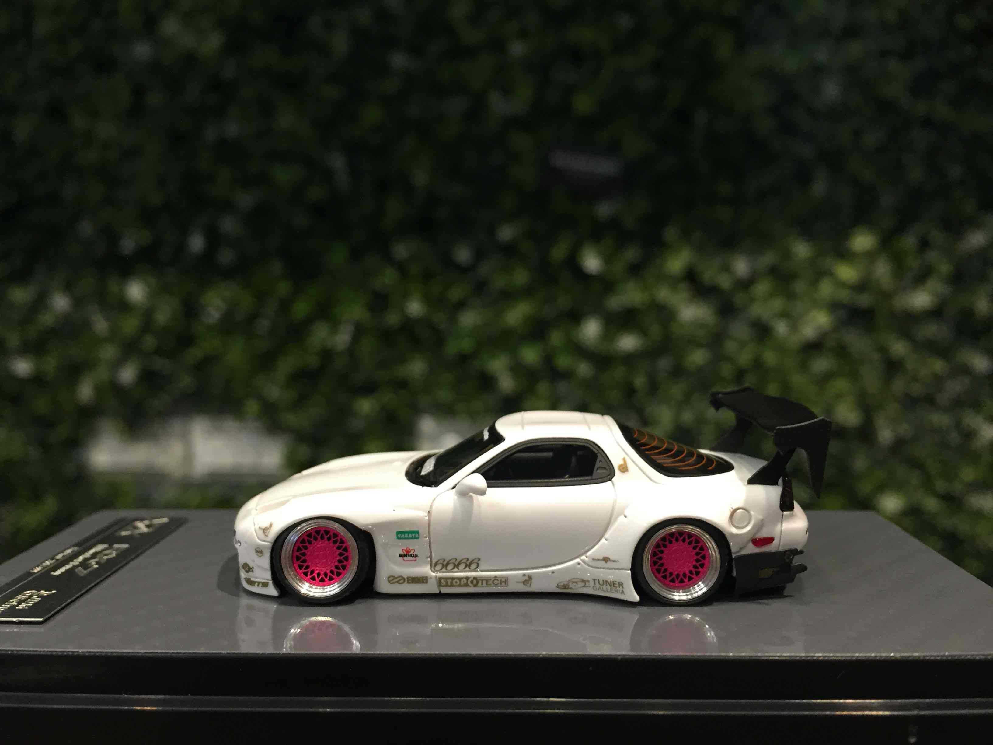 1/64 YM-Model Pandem Mazda RX-7 (FD3S) Pearl White【MGM】