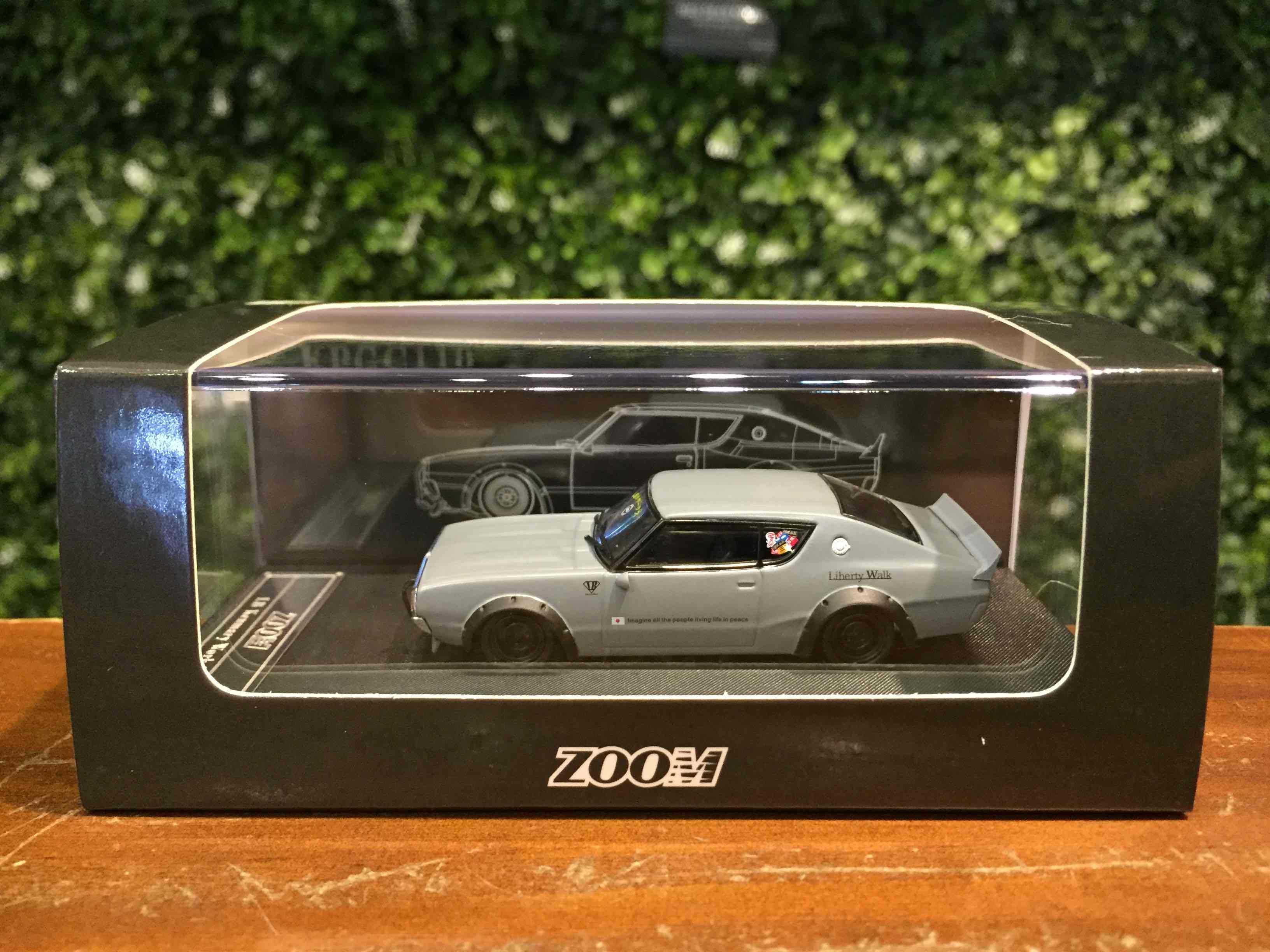 1/64 Zoom LBWK Nissan Skyline GT-R (KPGC110) Grey【MGM】