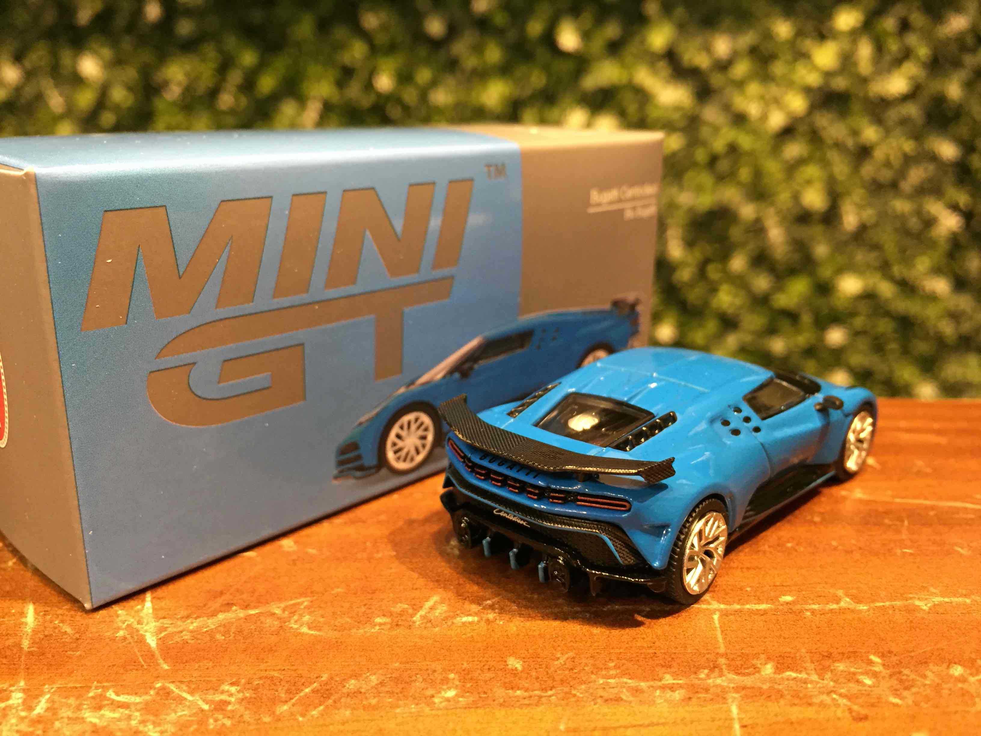 1/64 MiniGT Bugatti Centodieci Blue MGT00586L【MGM】