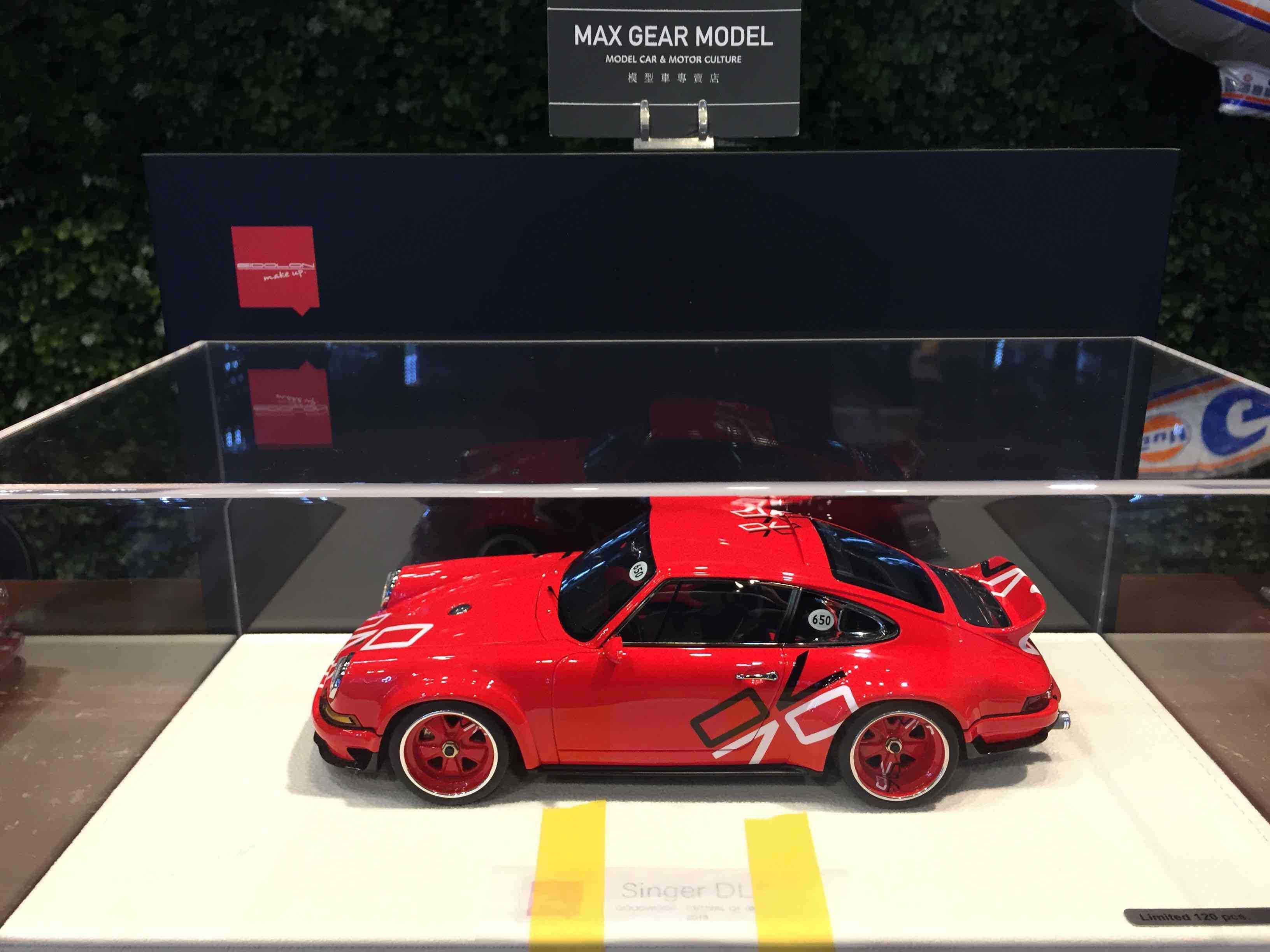 1/18 MakeUp Singer DLS Porsche Bright Red 70th EML018I【MGM】