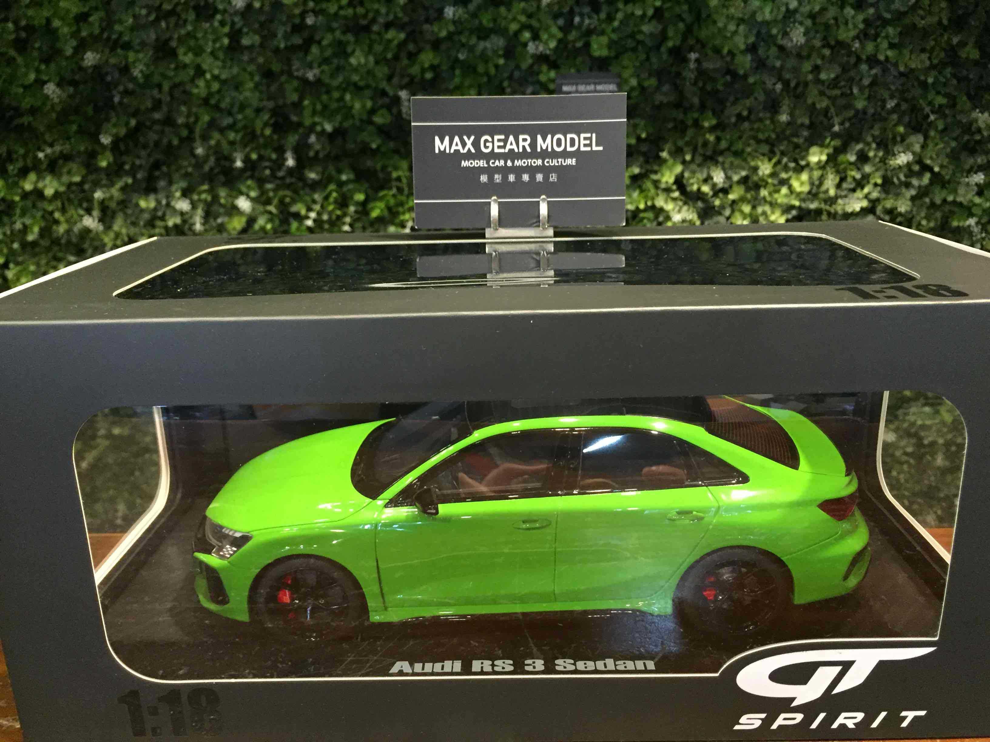 1/18 GT Spirit Audi RS3 Sedan 2021 Green GT414【MGM】