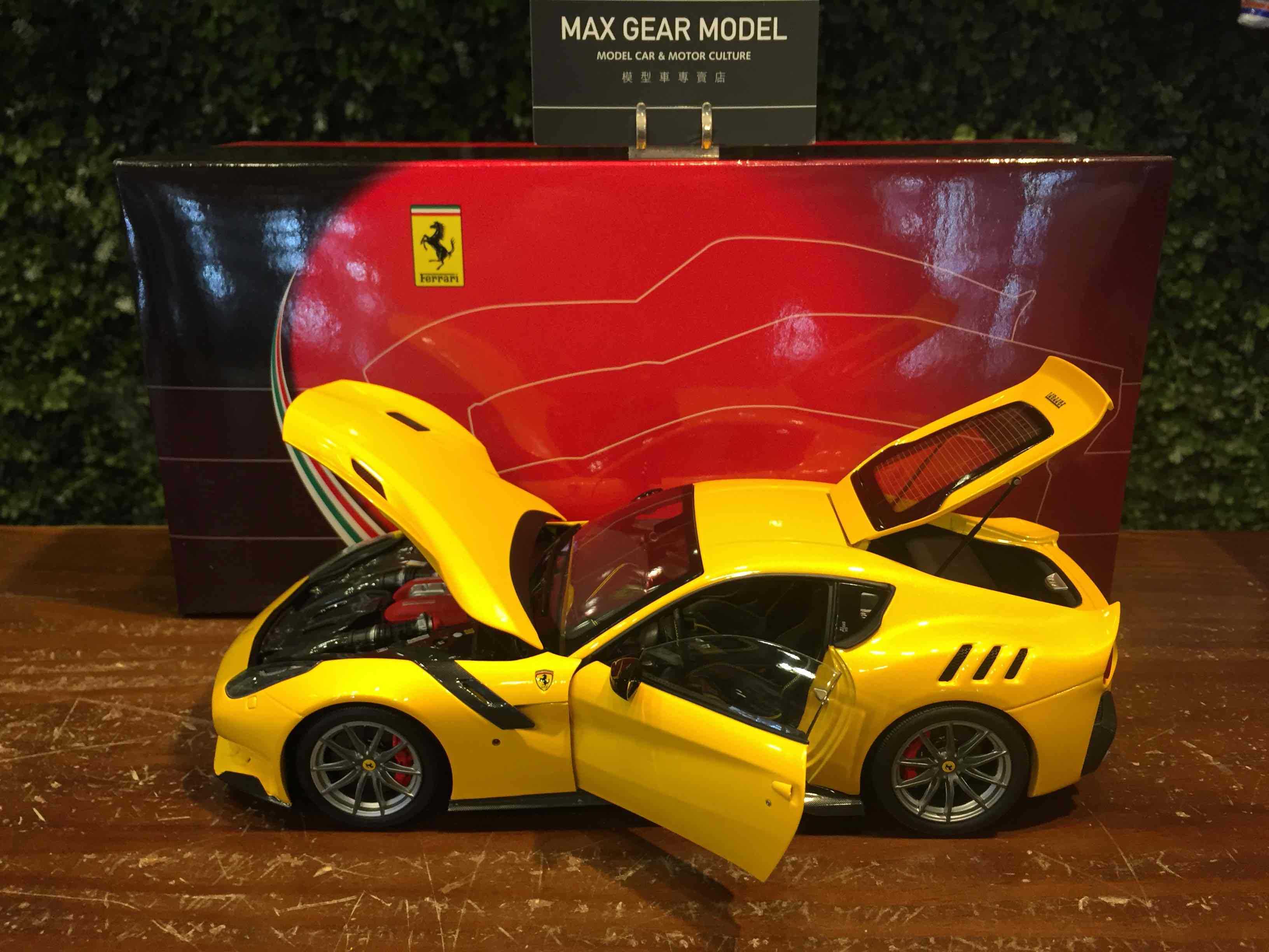 1/18 BBR Ferrari F12 TDF Giallo Tri-Strato BBR182100【MGM】