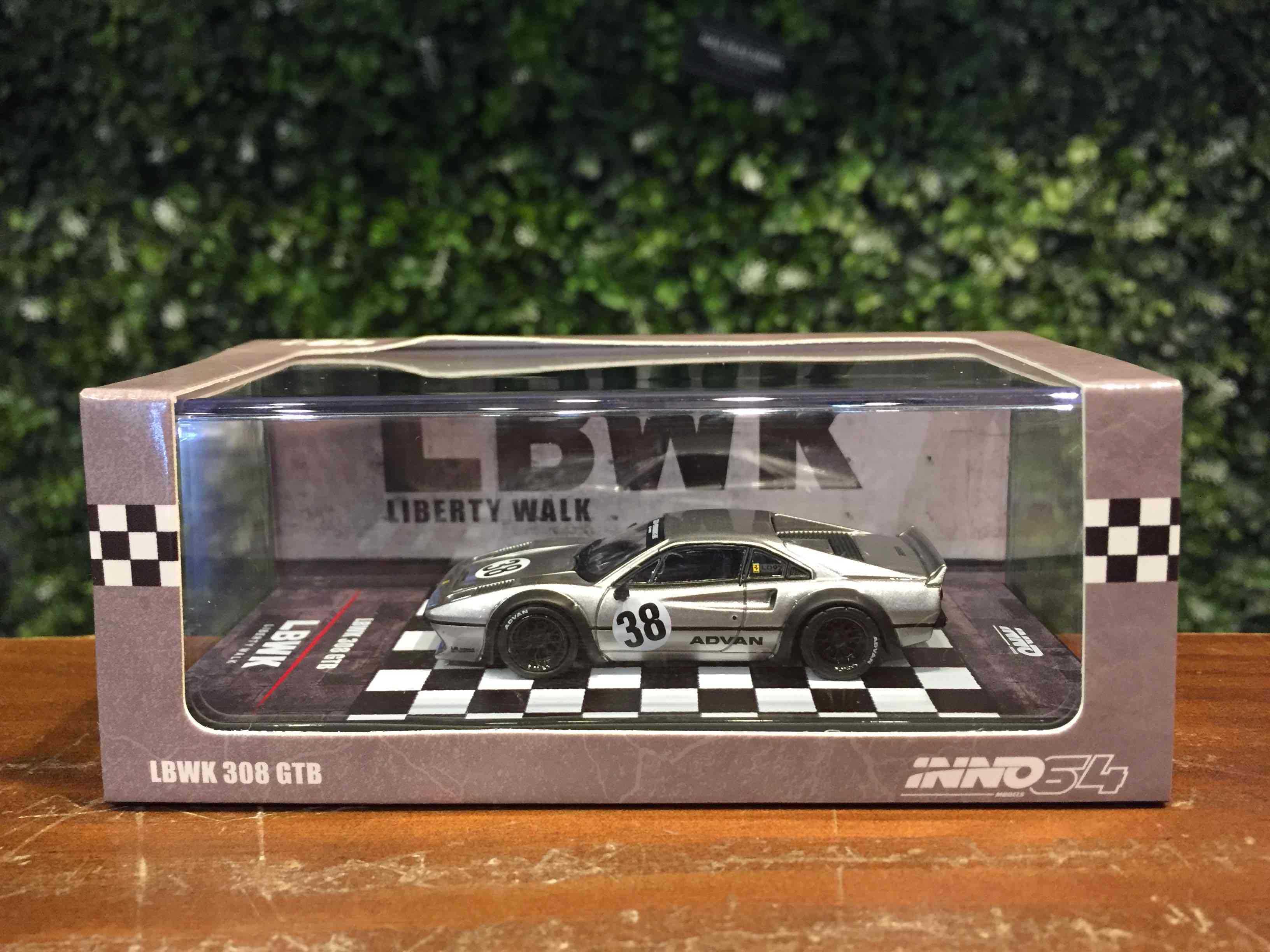 1/64 Inno LBWK Ferrari 308 GTB Grey IN64LBWK308GREY【MGM】 - Max Gear ...