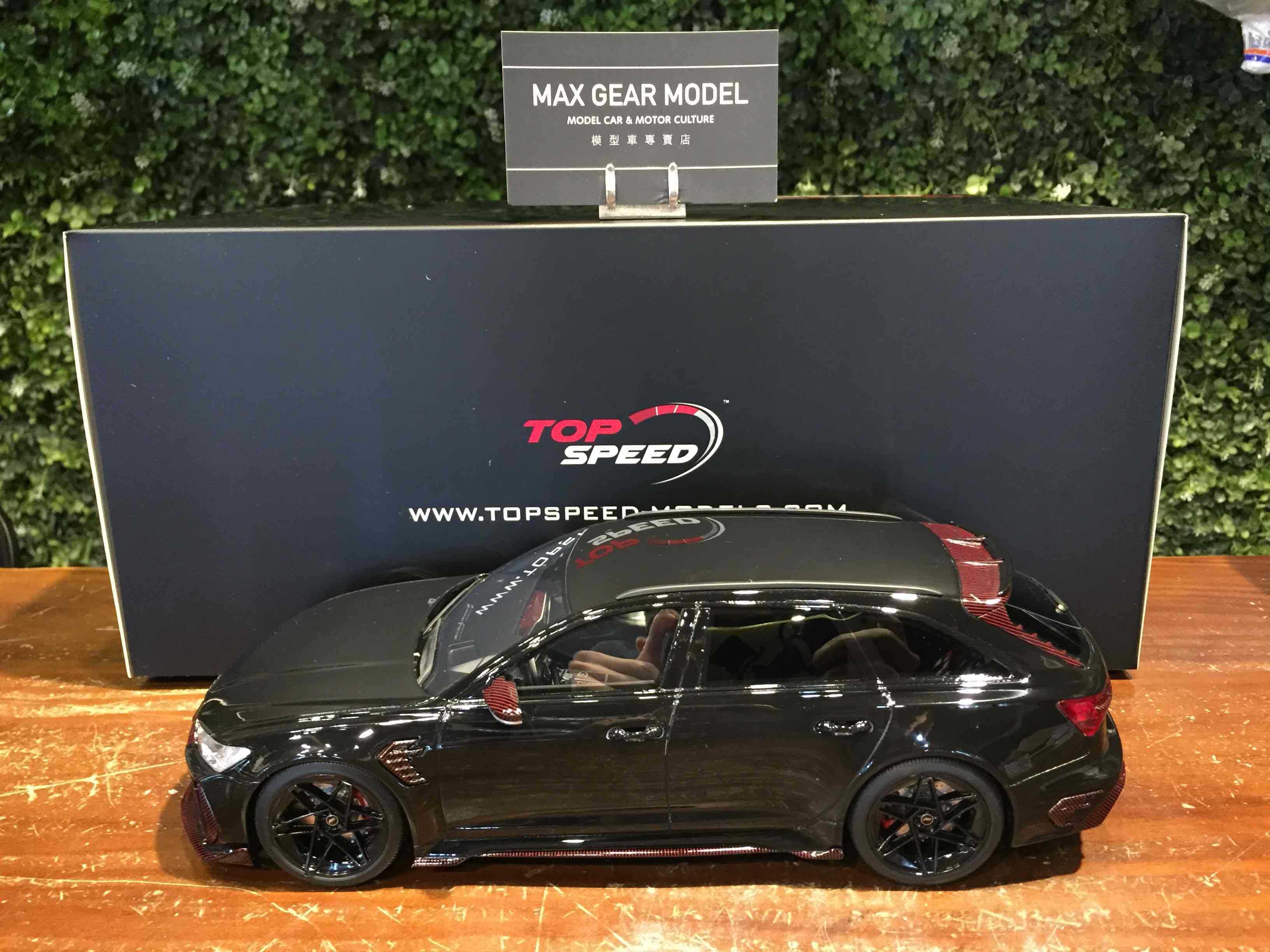 1/18 TopSpeed ABT Audi RS6 Johann Abt Black TS0445【MGM】