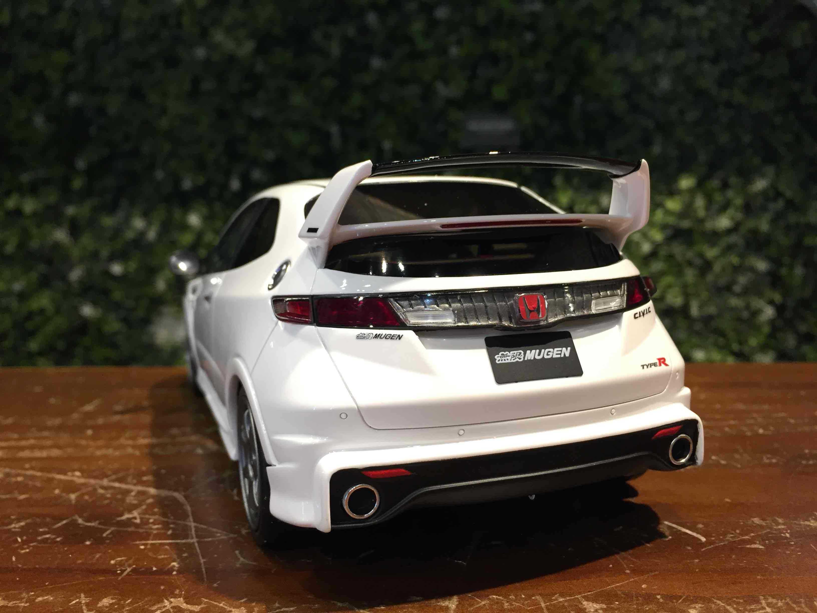 1/18 OTTO Honda Civic Type R (FN2) Mugen White OT735【MGM】