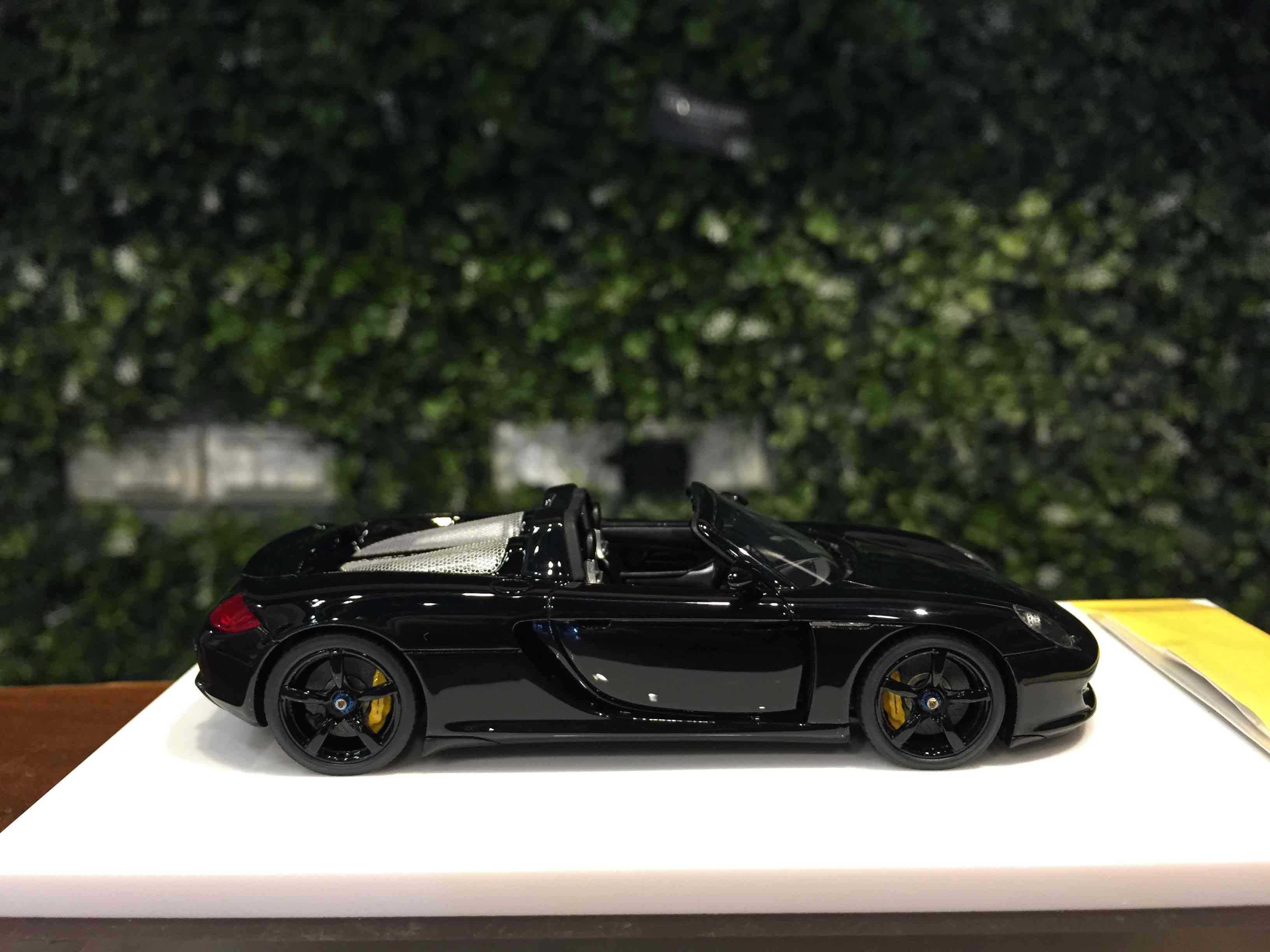 1/43 MakeUp Porsche Carrera GT 2004 Black EM566H【MGM】