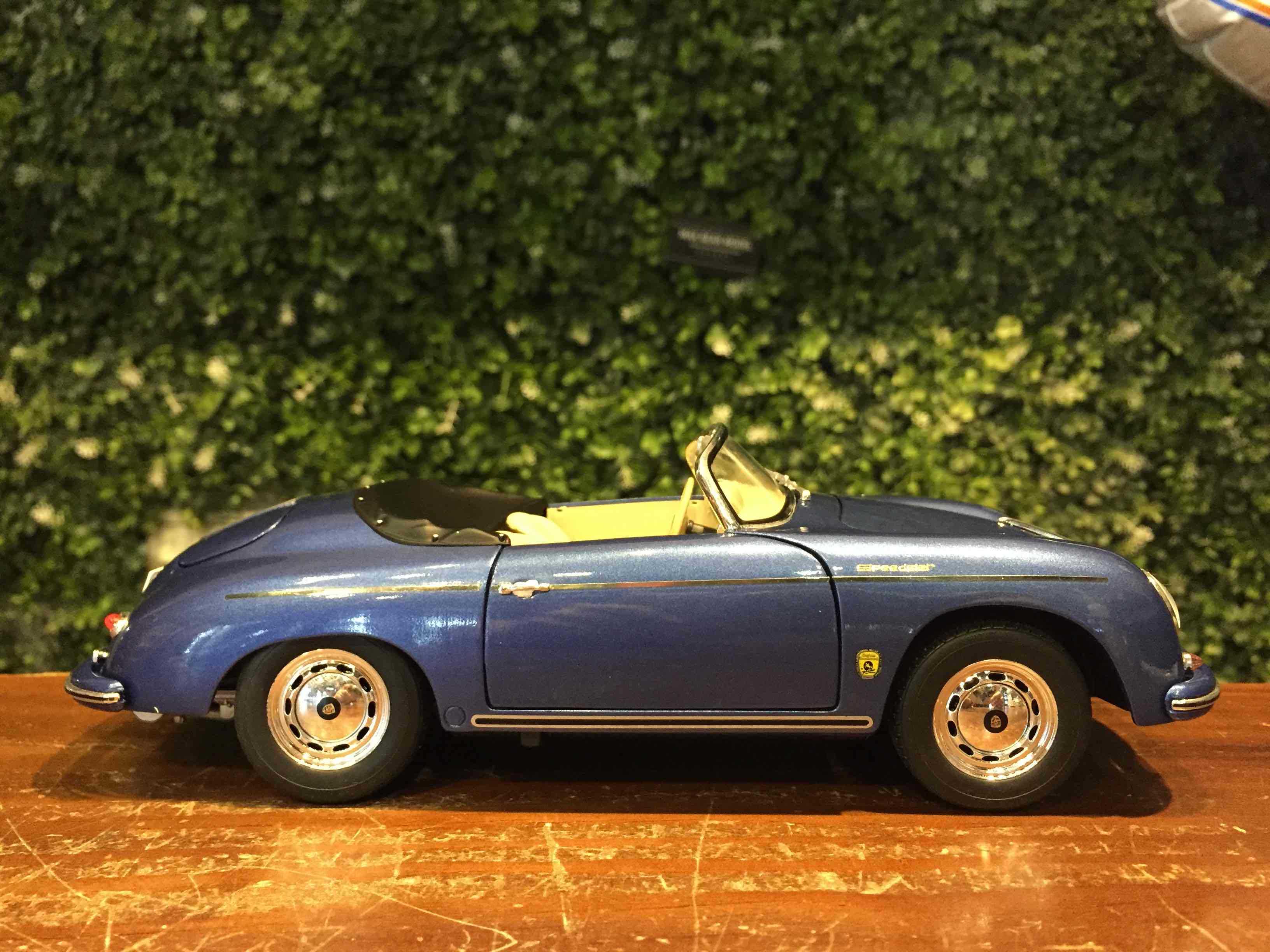 1/18 Schuco Porsche 356 Speedster Blue MET 450031800【MGM】