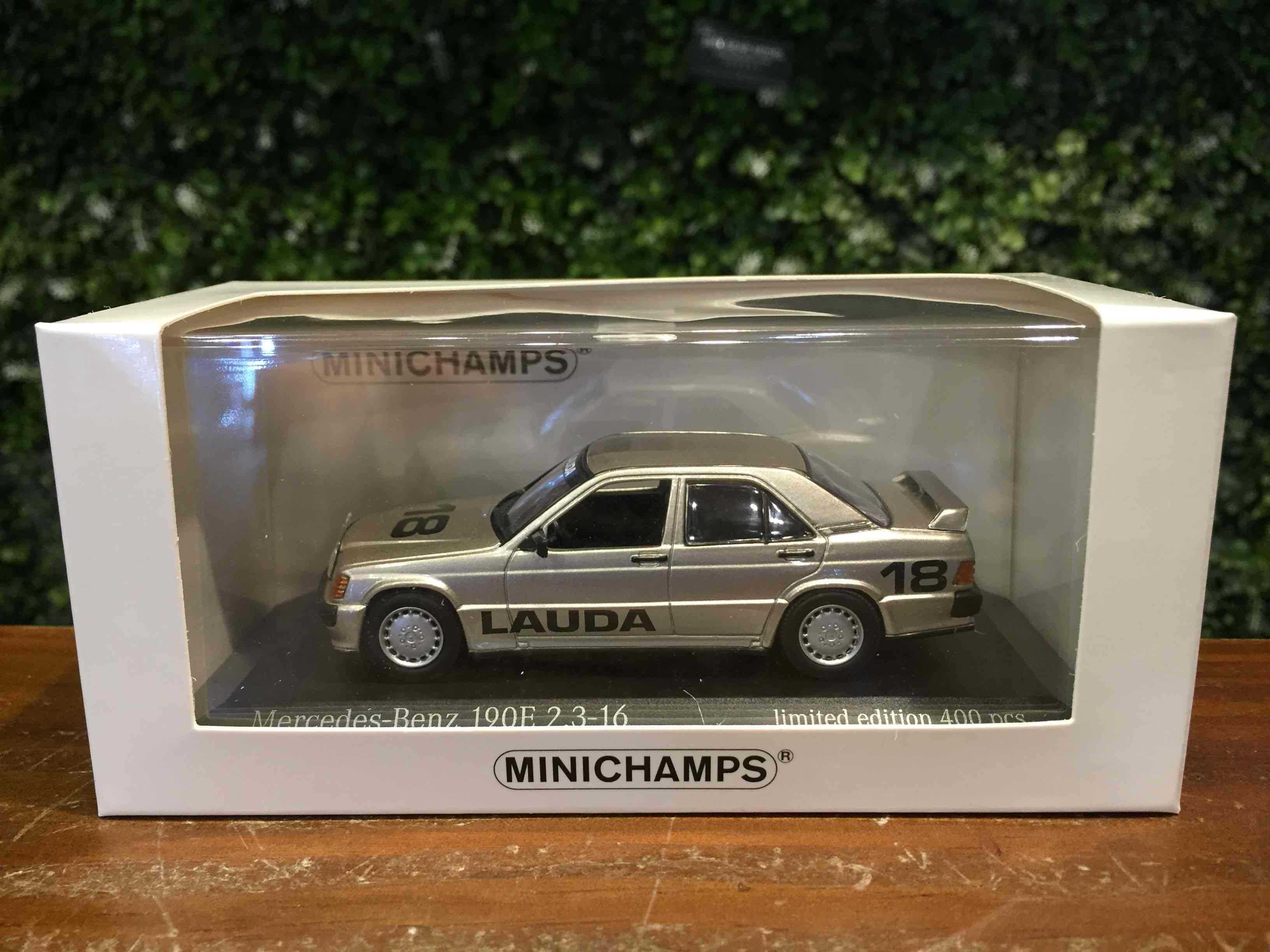 1/43 Minichamps Mercedes 190E 2nd N.Lauda 943035604【MGM】