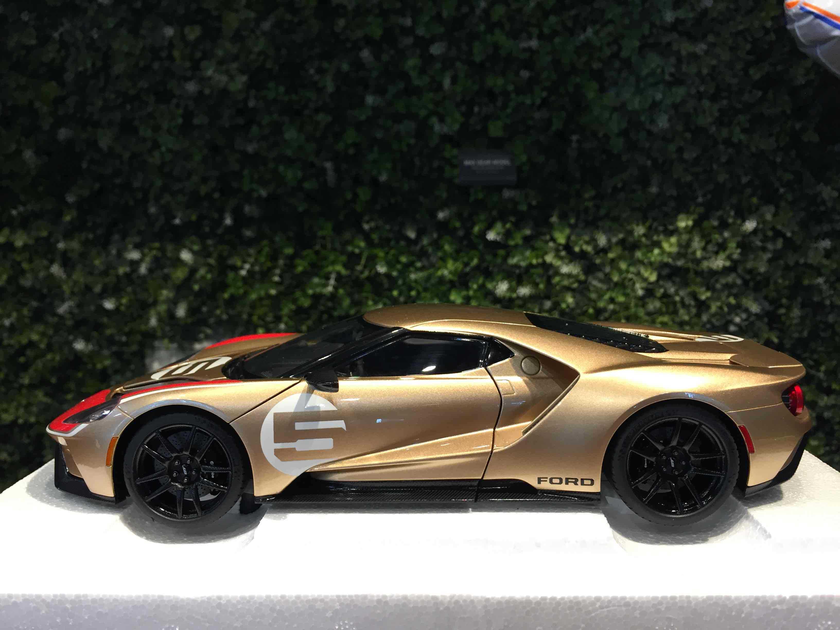 1/18 AUTOart Ford GT Heritage Edition Gold/Red 72928【MGM】