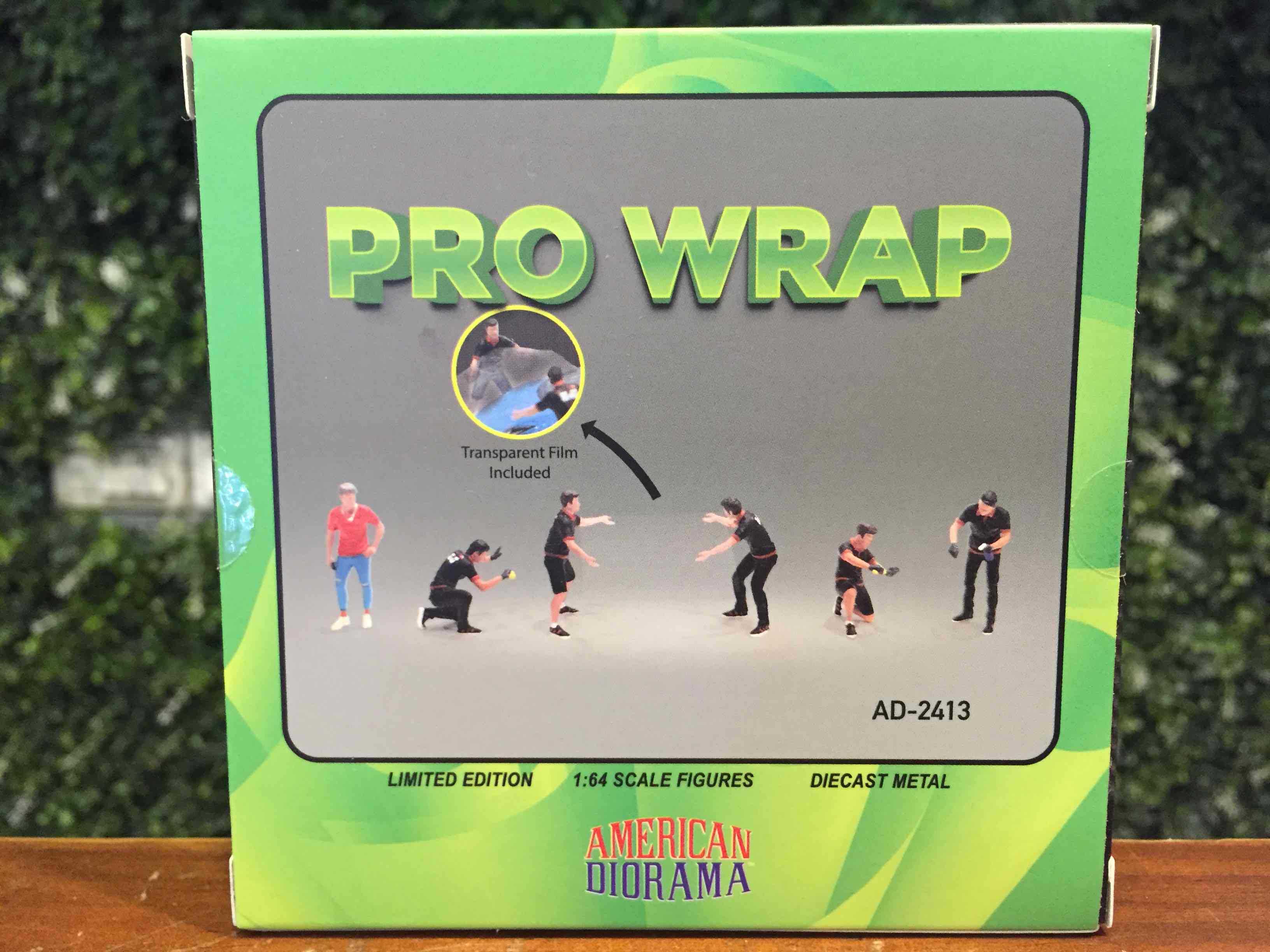 1/64 American 街景人偶 Pro-Wrap Figure Set 包膜技工 AD2413【MGM】