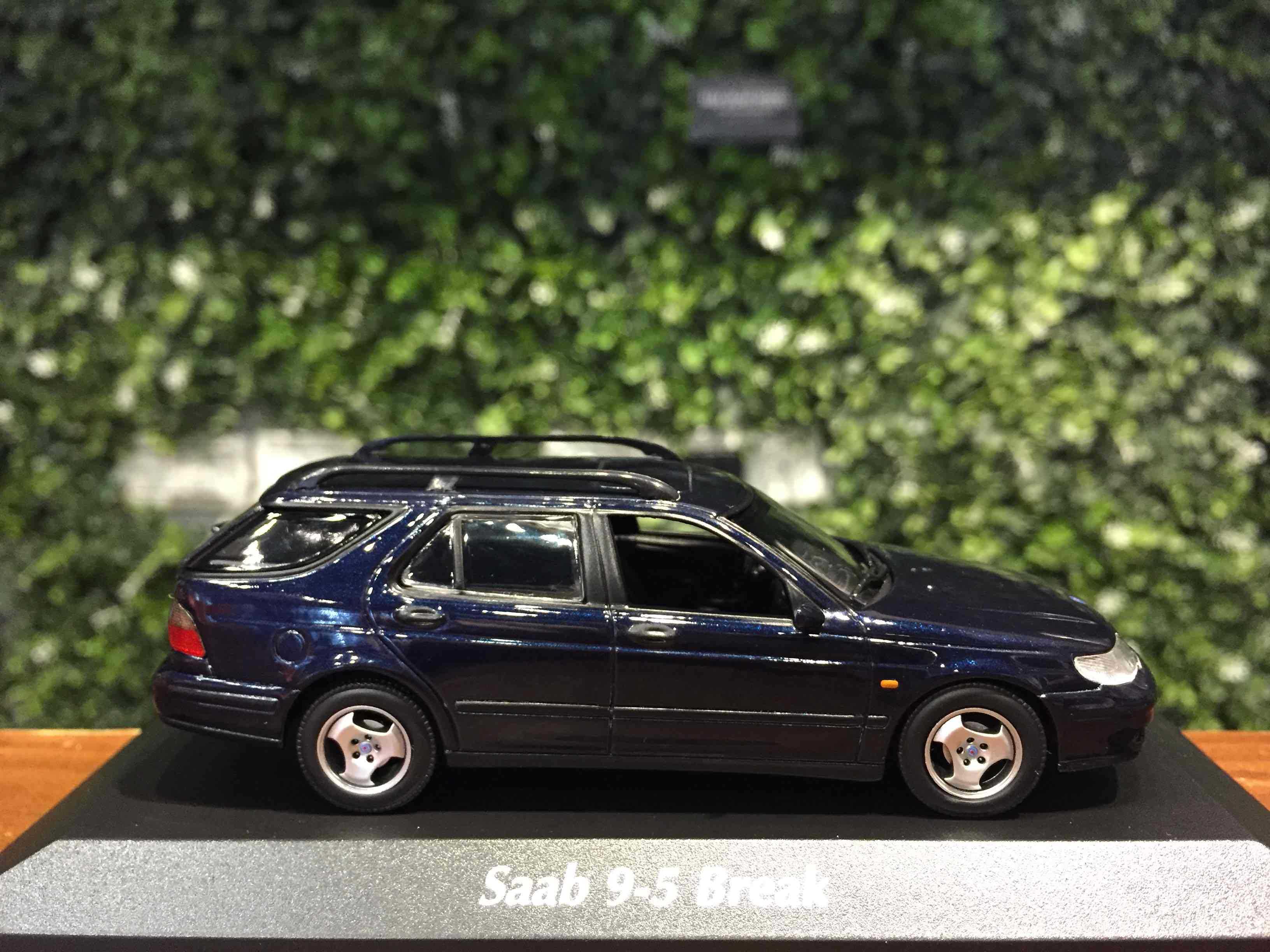 1/43 Minichamps Saab 9-5 Break 1999 Dark Blue 940170810【MGM】