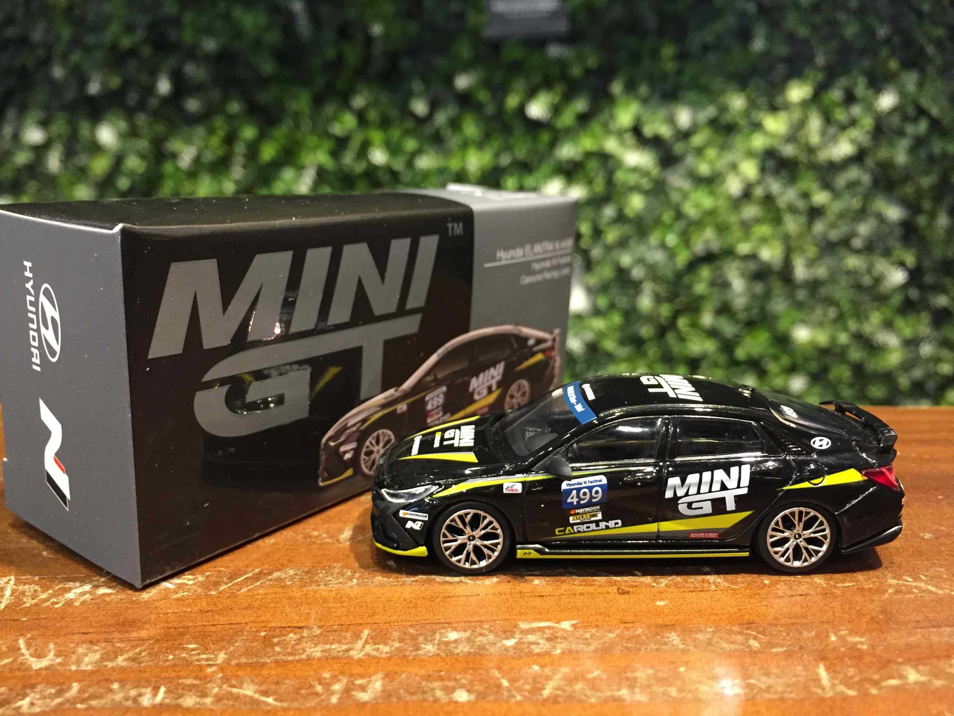 1/64 MiniGT Hyundai Elantra N #499 Caround MGT00403L【MGM】