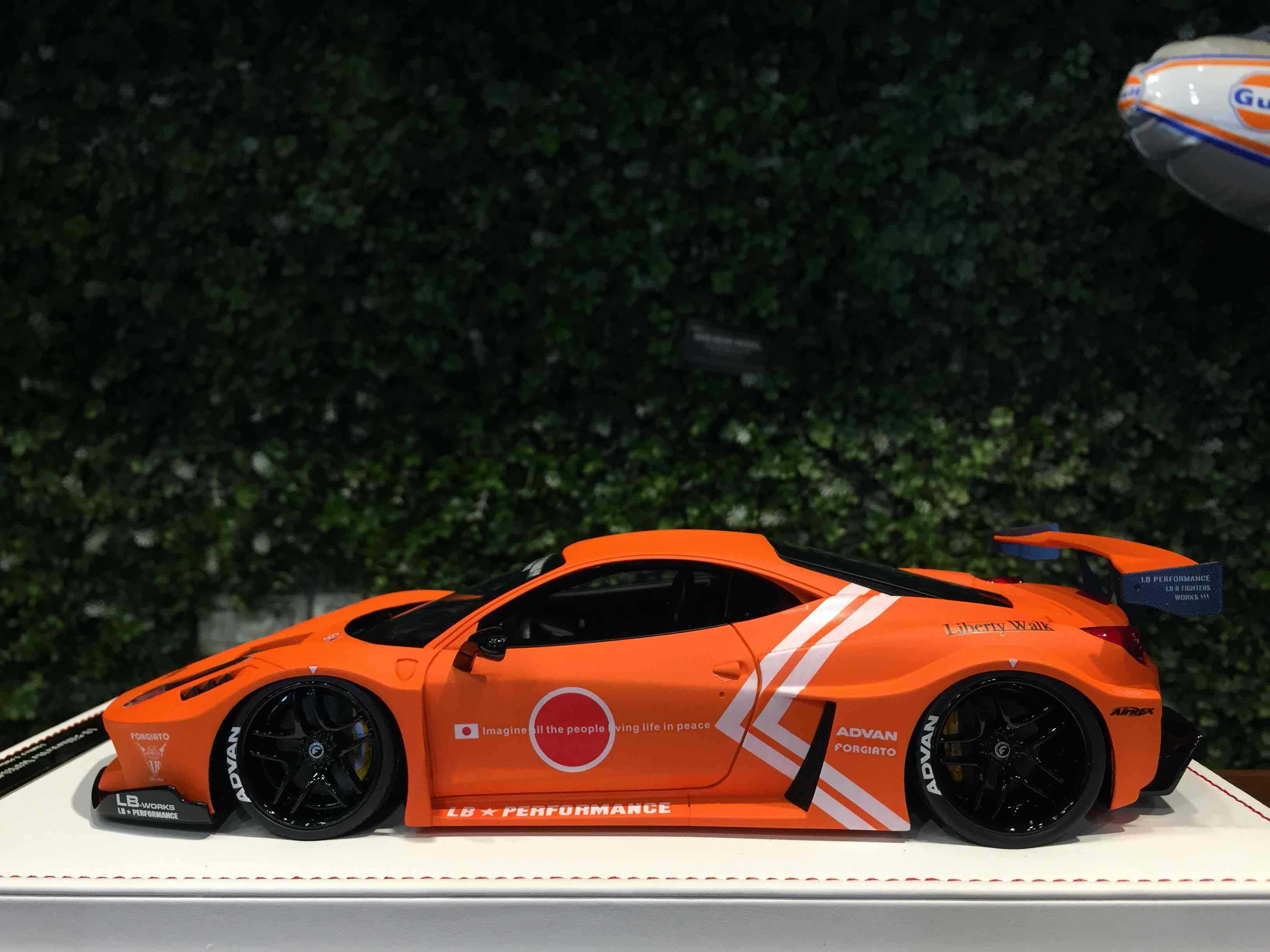 1/18 IVY LBWK Ferrari 458 GT Zero Orange【MGM】